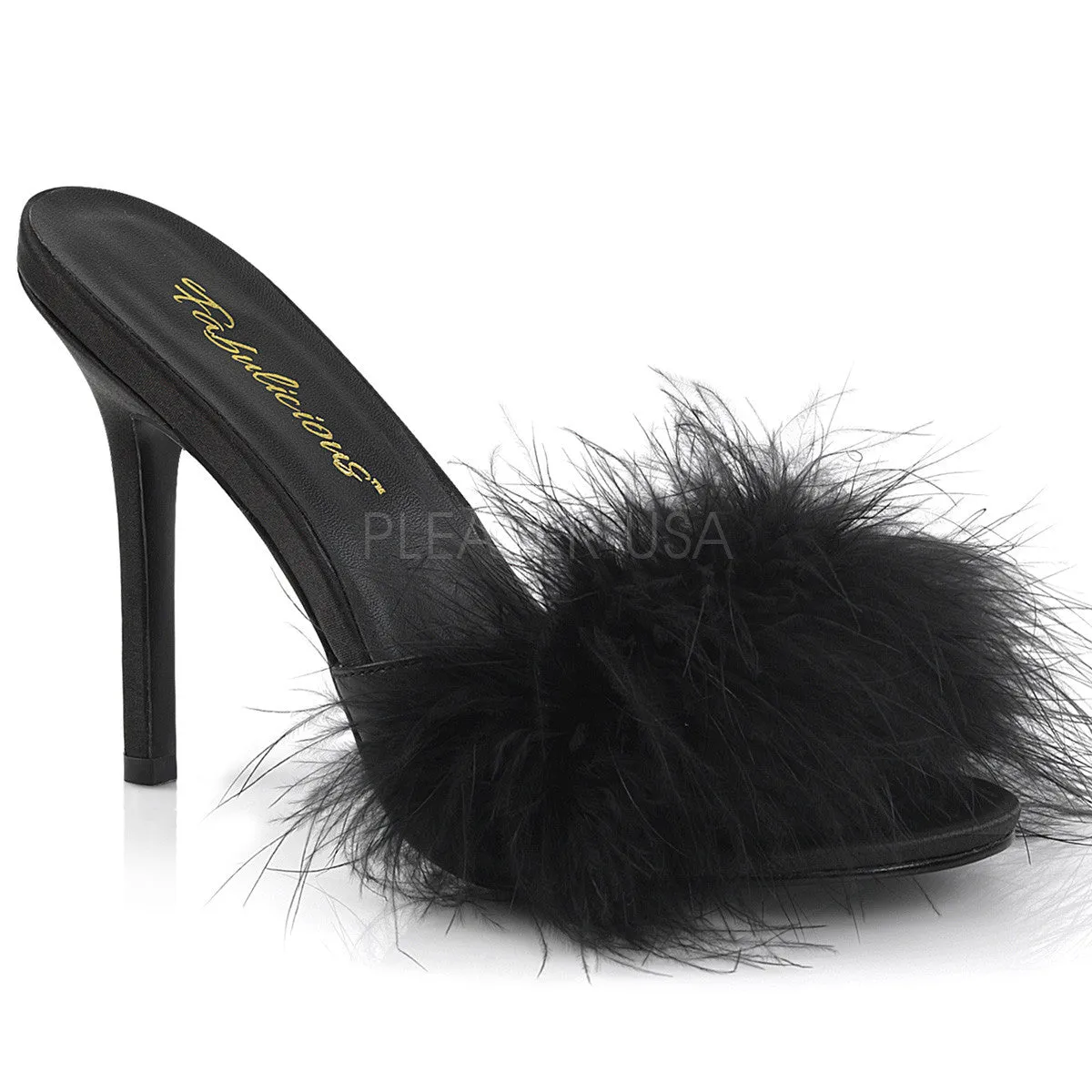 4 Inch Heel CLASSIQUE-01F Black