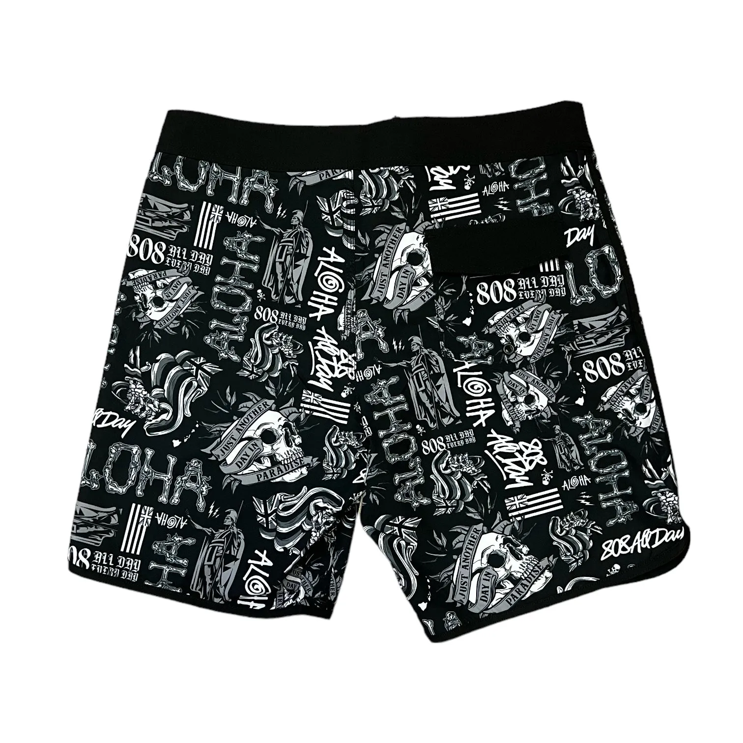 808ALLDAY Mens Shaka Forever Boardshorts