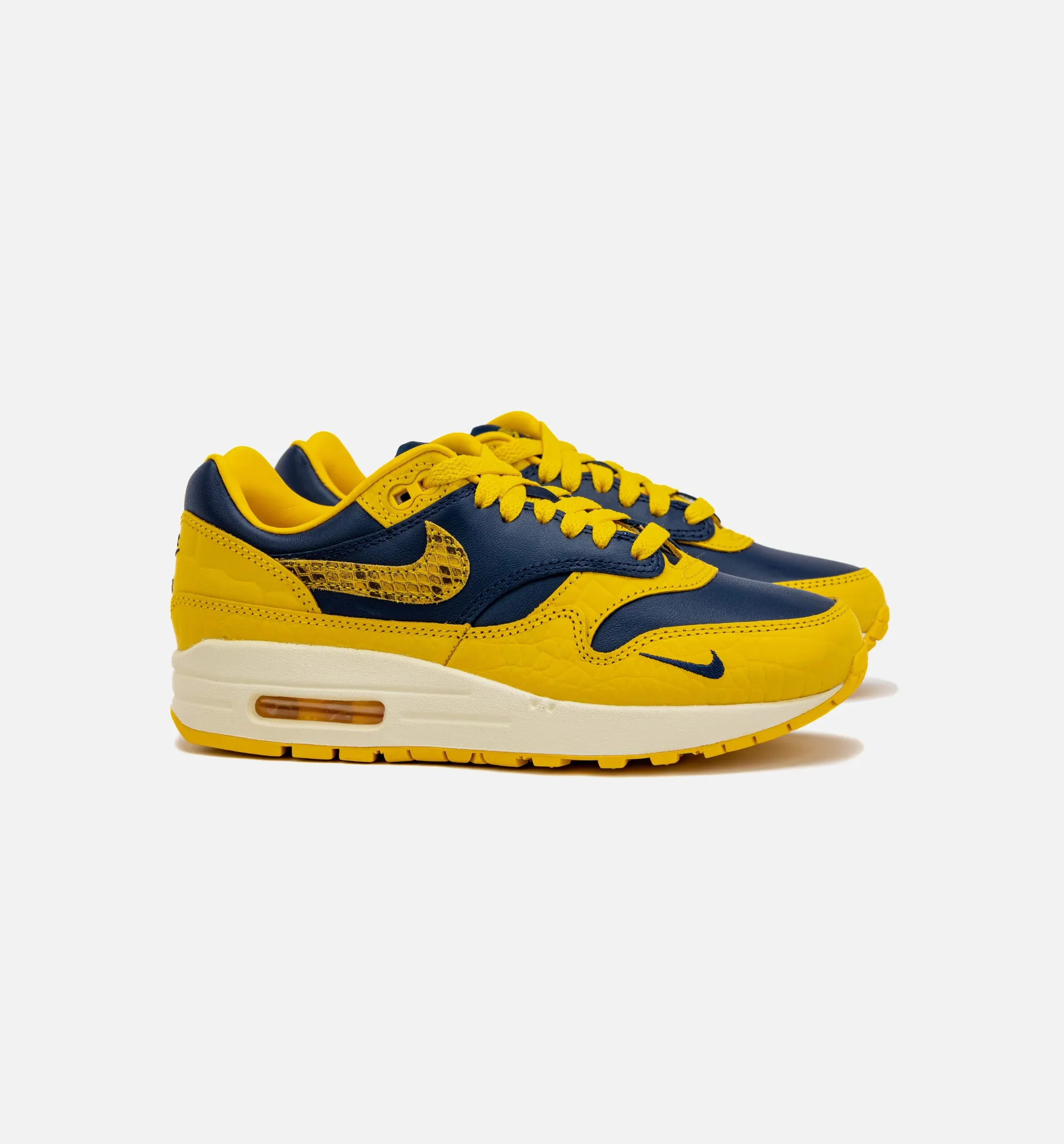 Air Max 1 CO.JP Michigan Womens Lifestyle Shoe - Blue/Yellow