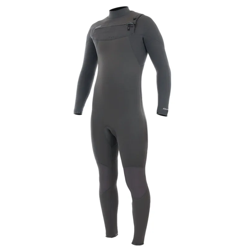 Alder Luxe FX 5/4mm Mens Chest Zip Wetsuit - Black