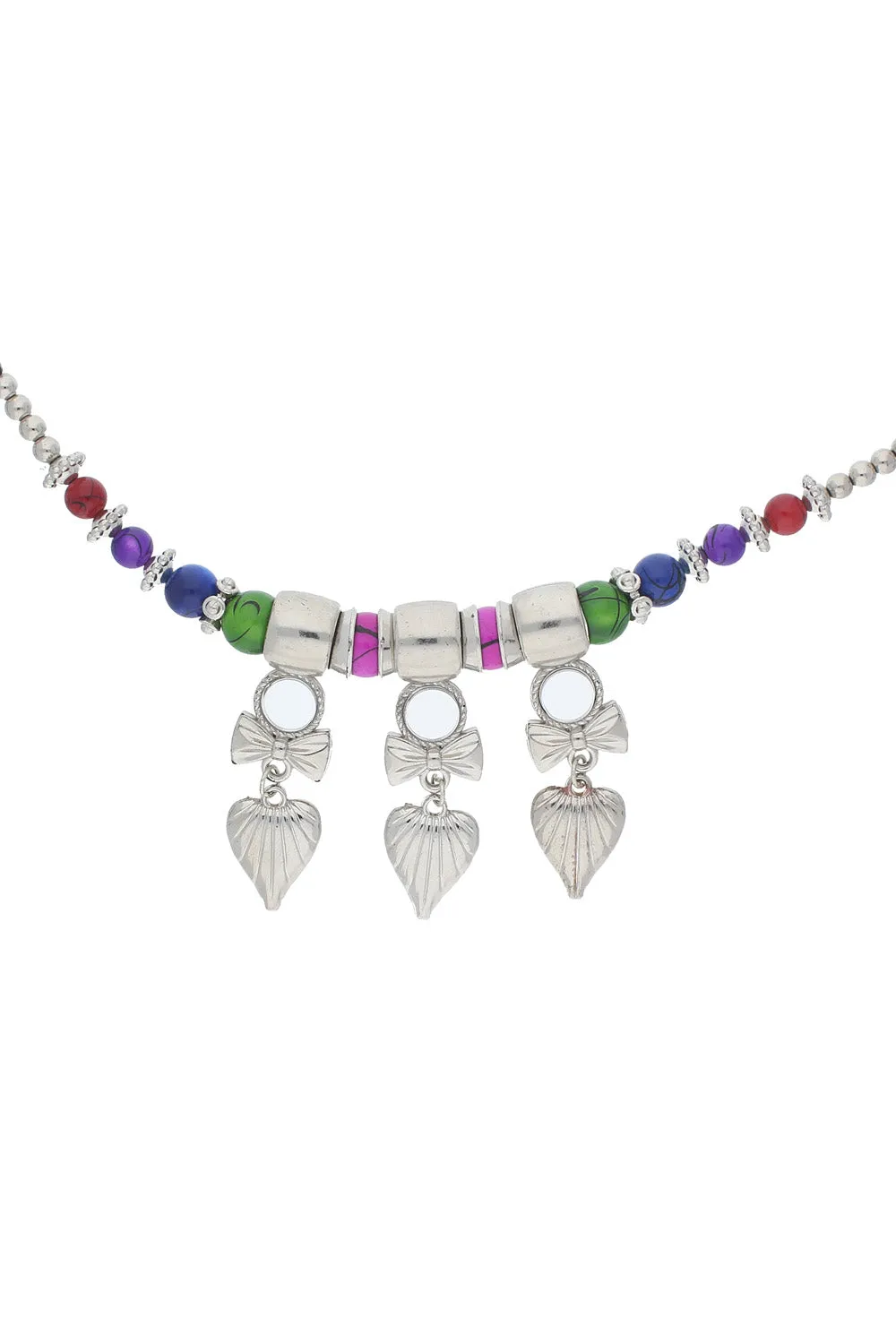 Alloy Necklace Set in Silver