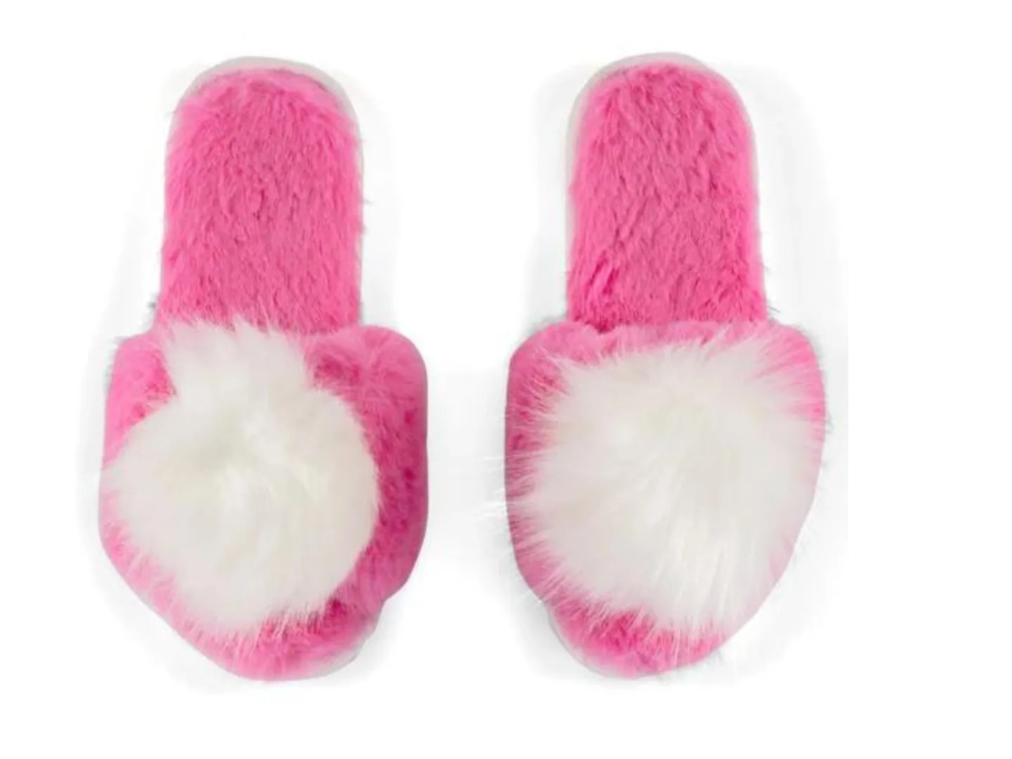 Amor Slippers in Magenta