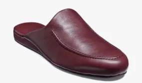 Barker Aspen Leather Slipper - Burgundy Calf