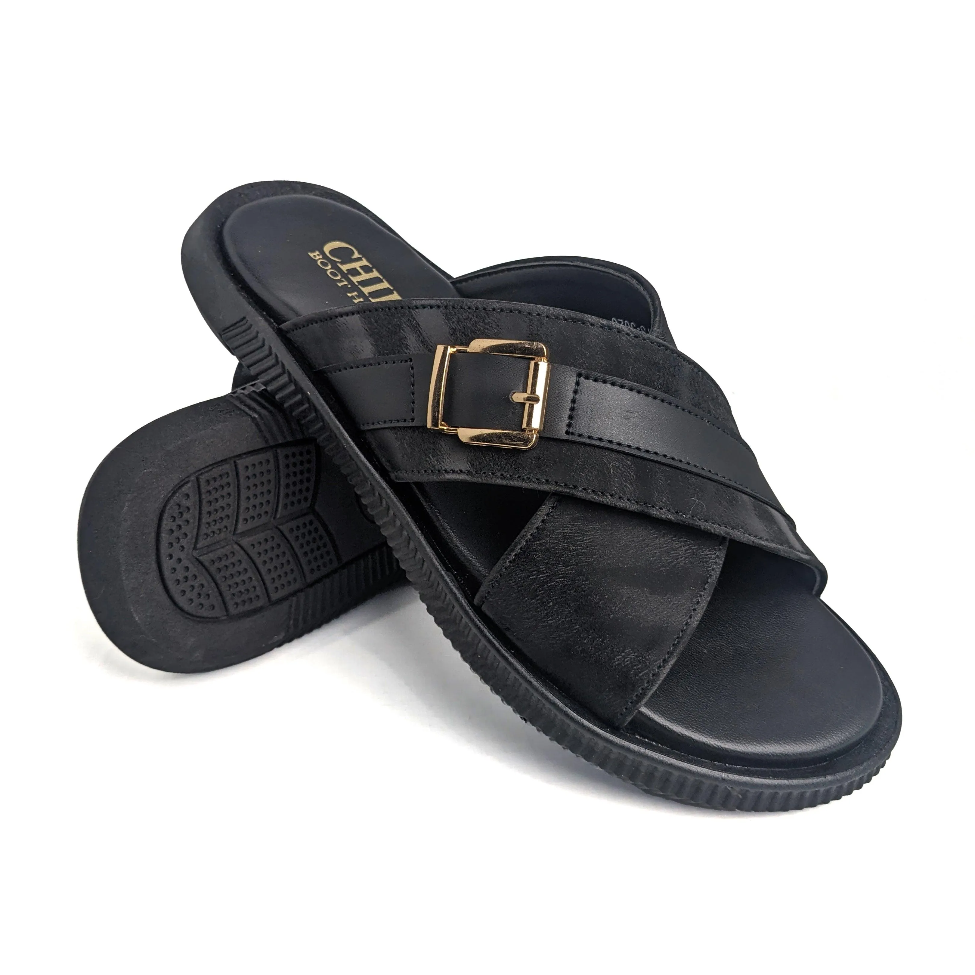 Black Casual Slipper