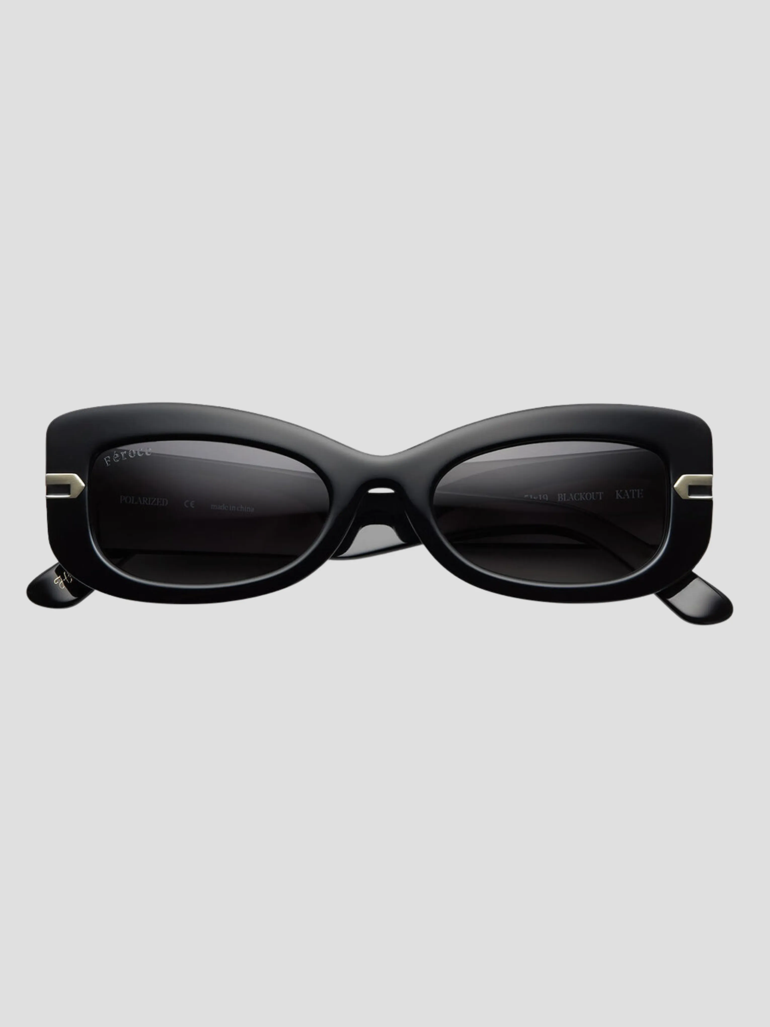 Black Kate Blackout Sunglasses