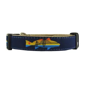 Bridge Ribbon Dog Collar