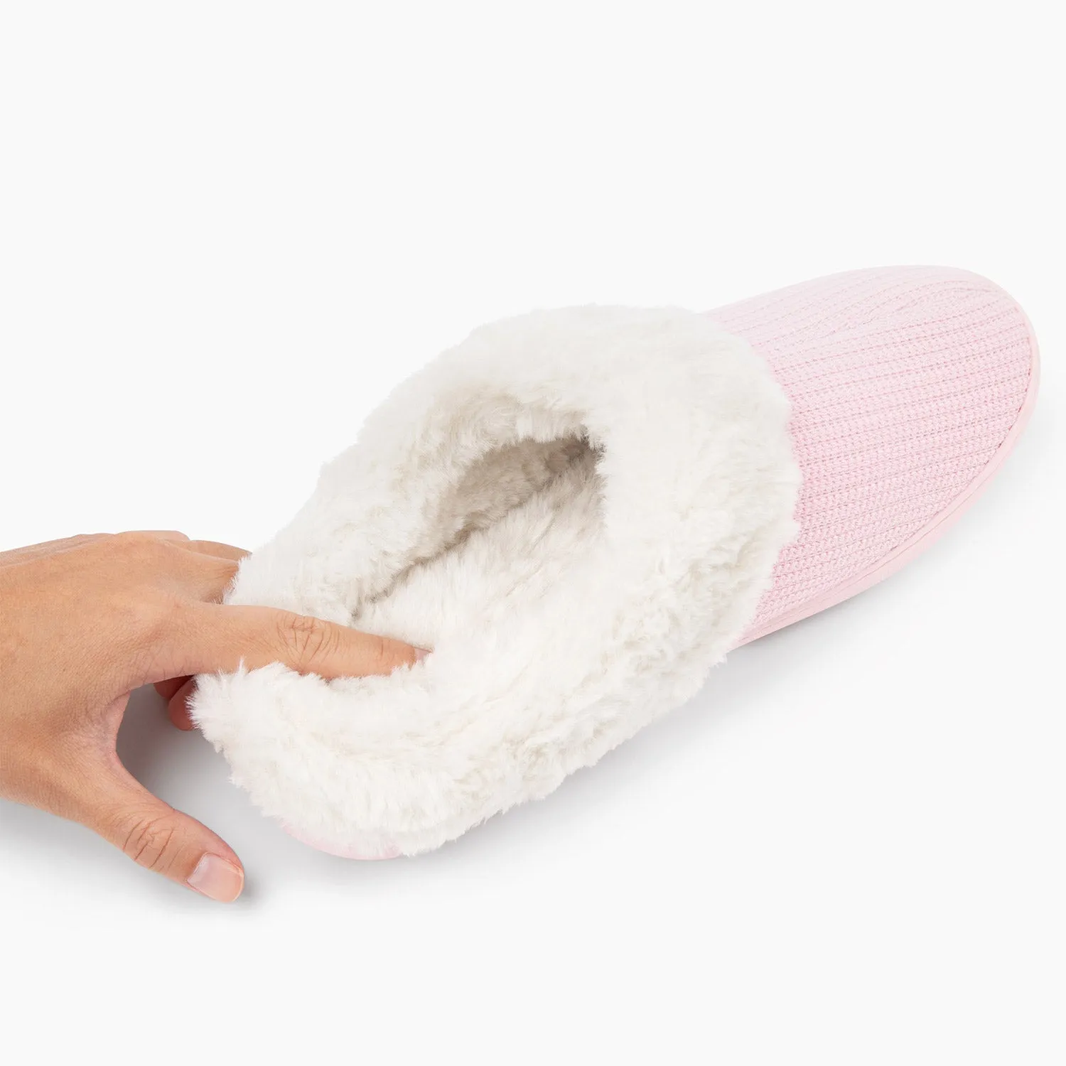 Brookstone Classic Comfort Memory Foam Slippers - Women's