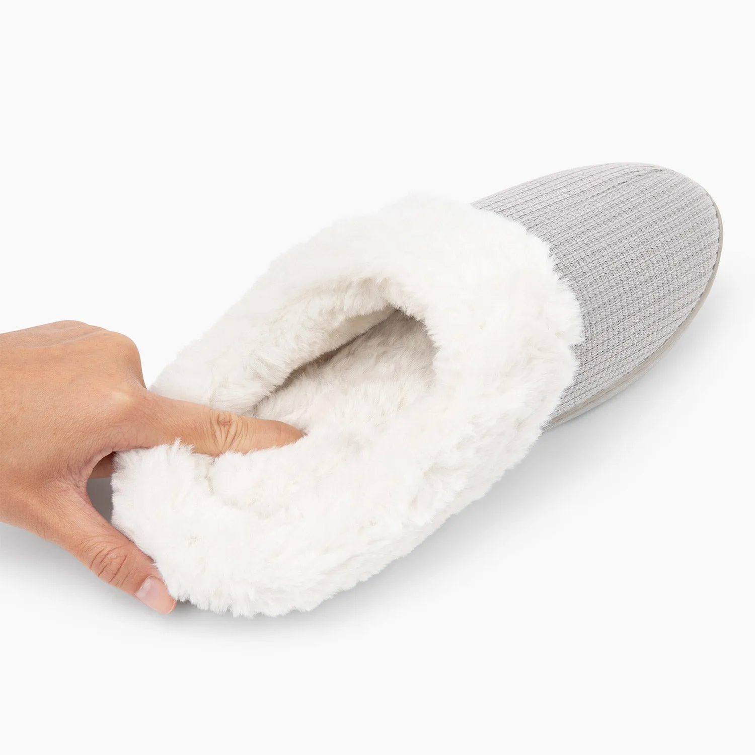 Brookstone Classic Comfort Memory Foam Slippers - Women's