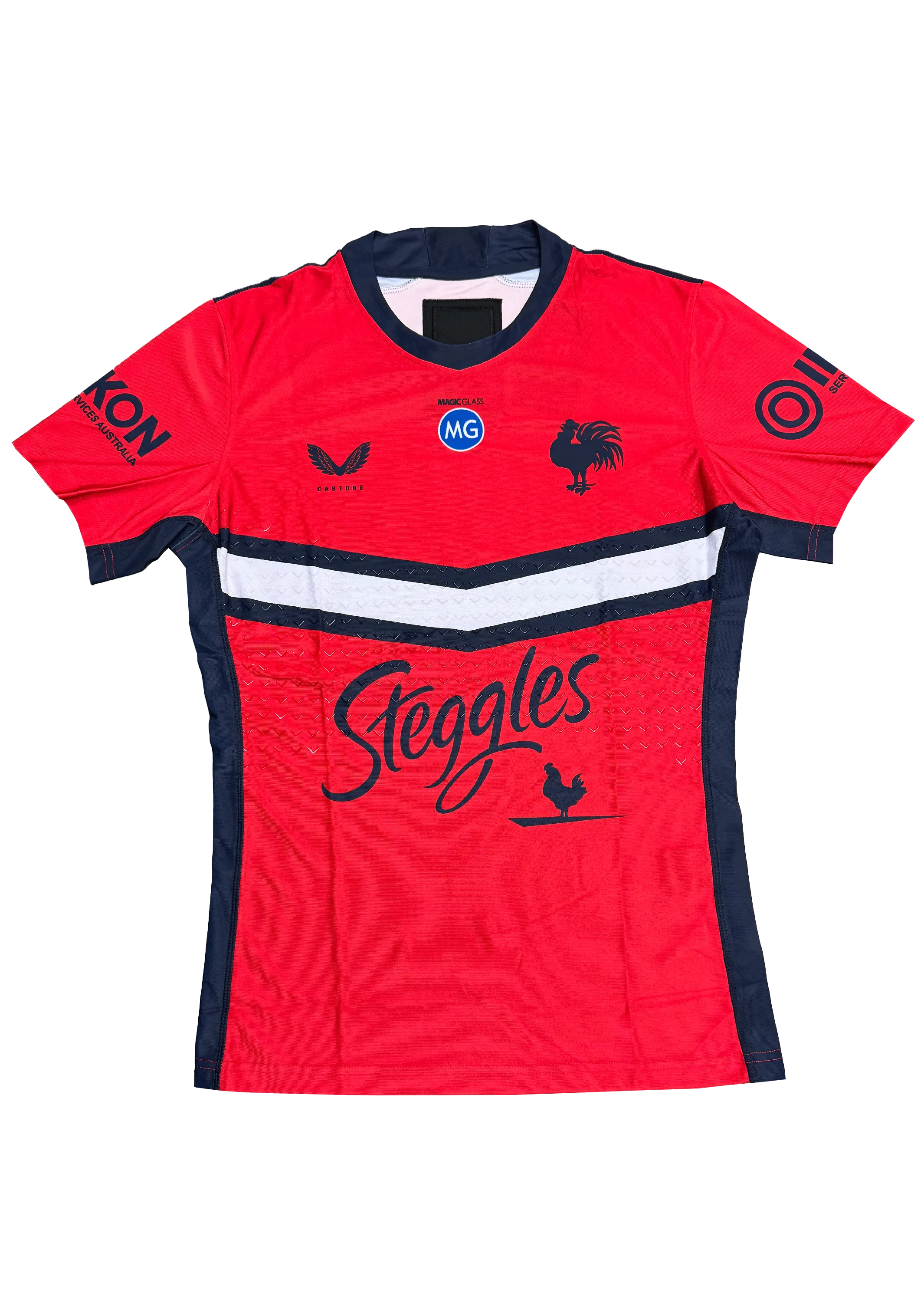 Castore Mens Roosters Training Tee <BR> JCSRTJB