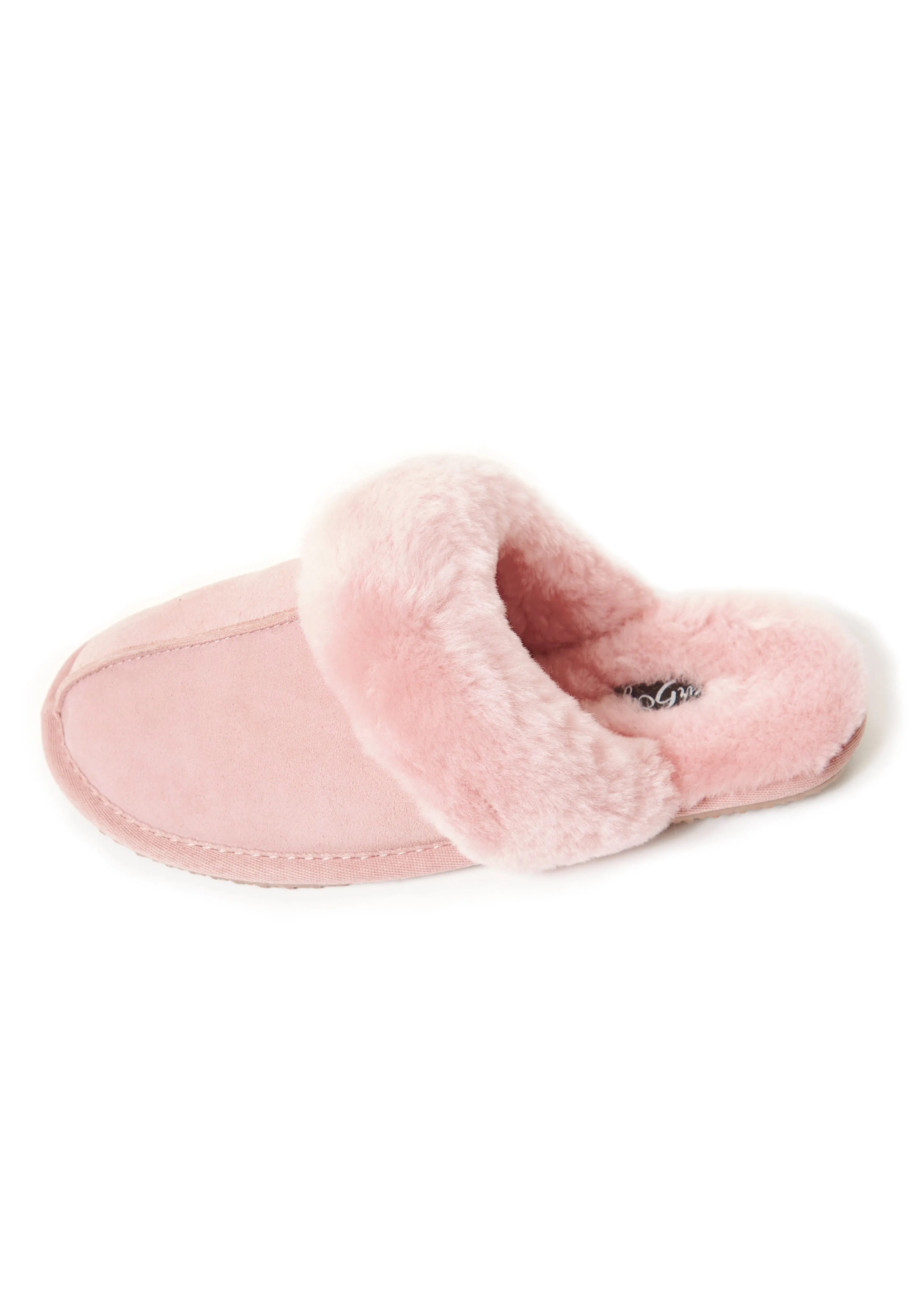 Classic Baby Pink Sheepskin Slippers