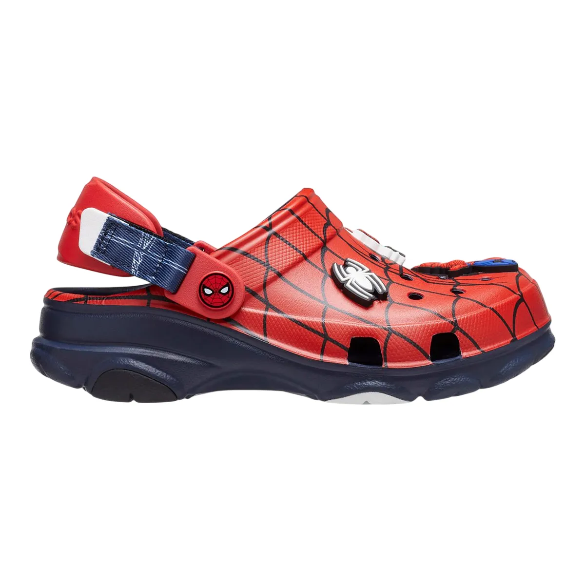 Crocs boys' sabot slipper Team Spider Man All-Terrain Clog 208786-410 red-blue