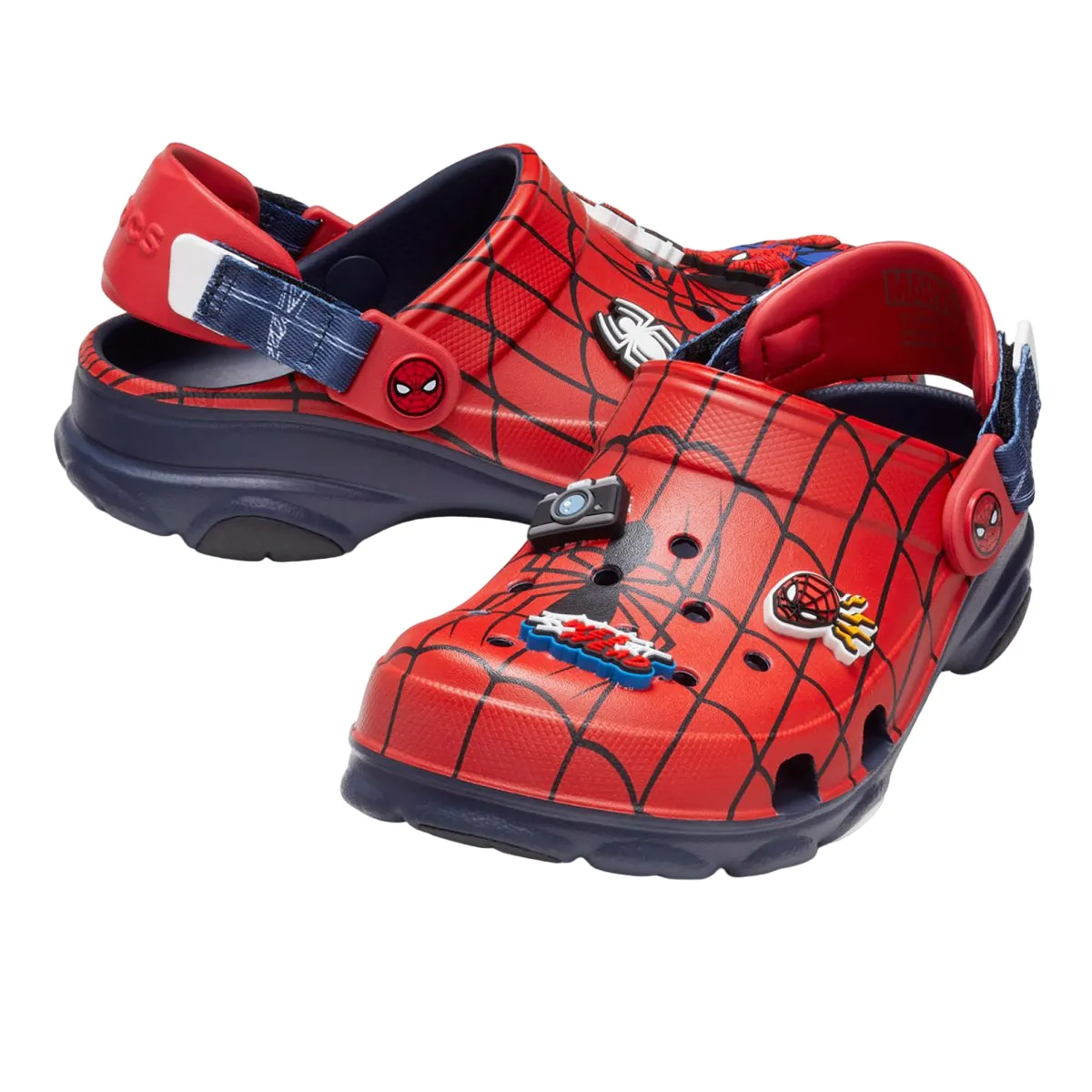 Crocs boys' sabot slipper Team Spider Man All-Terrain Clog 208786-410 red-blue