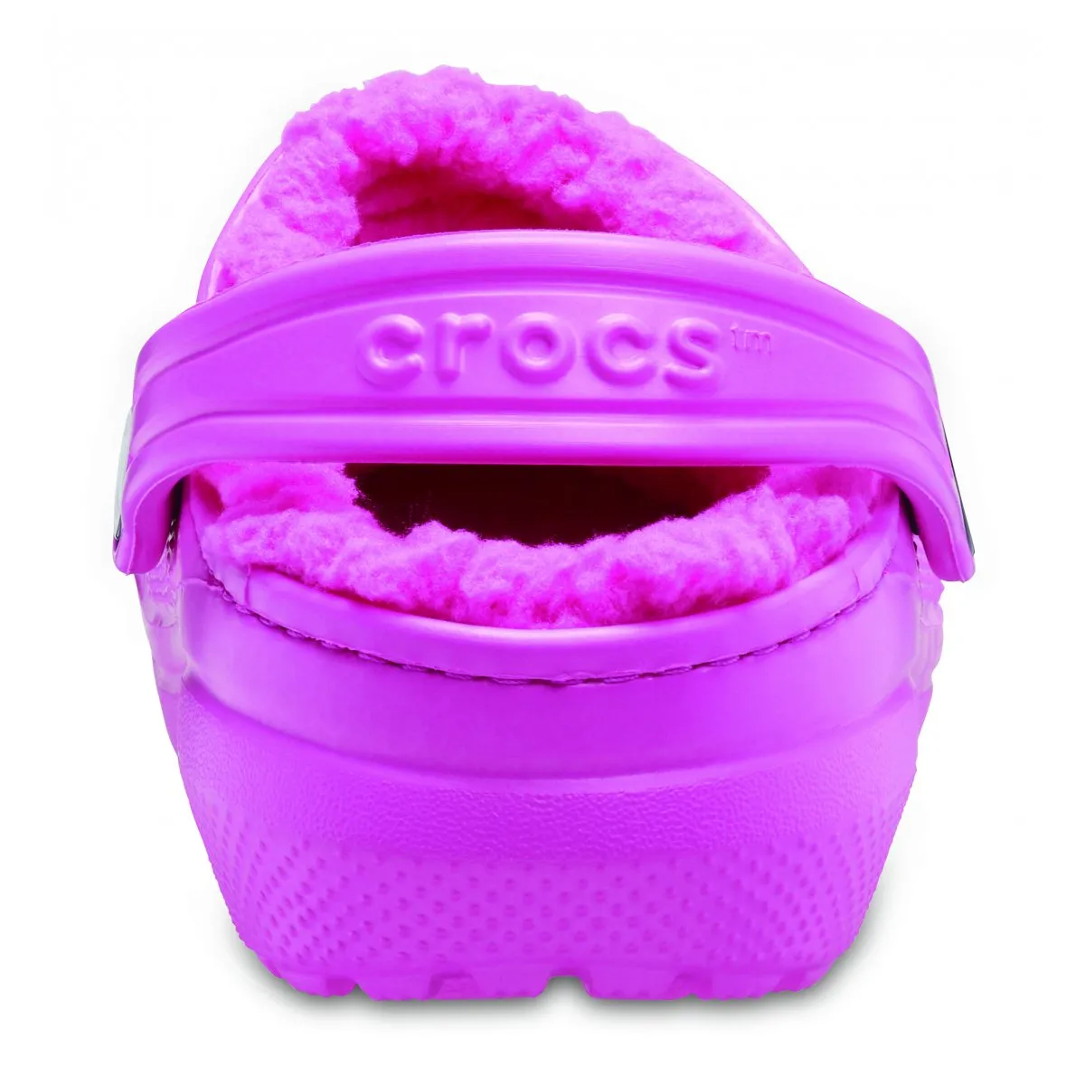 Crocs Classic Lined Clog girl's sabot slipper 203506-6qq electric pink