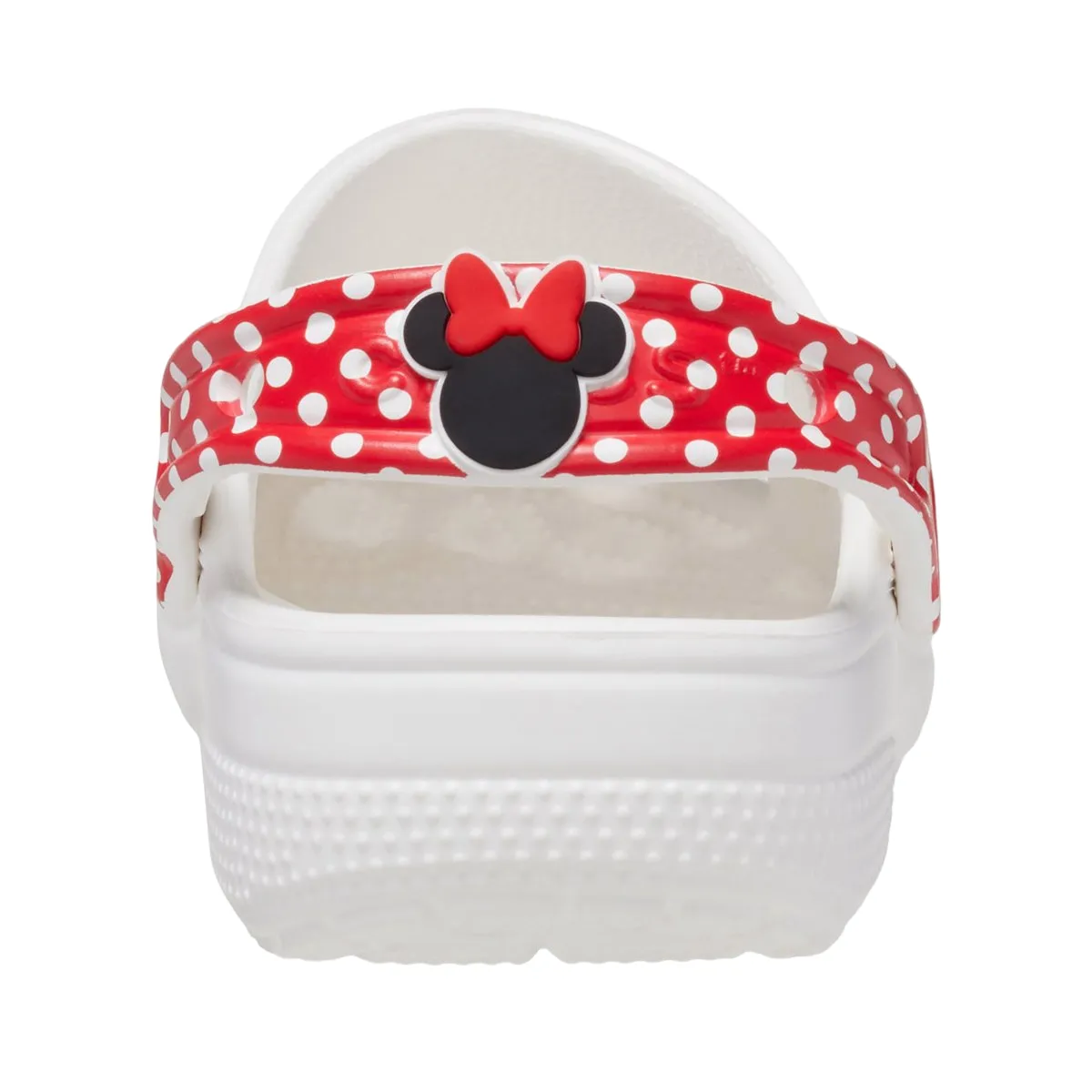 Crocs Disney Minnie Mouse girl's sabot slipper 208710-WHRD white-red