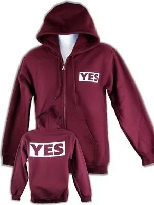 Daniel Bryan Yes Mens Red Zipper Hoody Sweatshirt