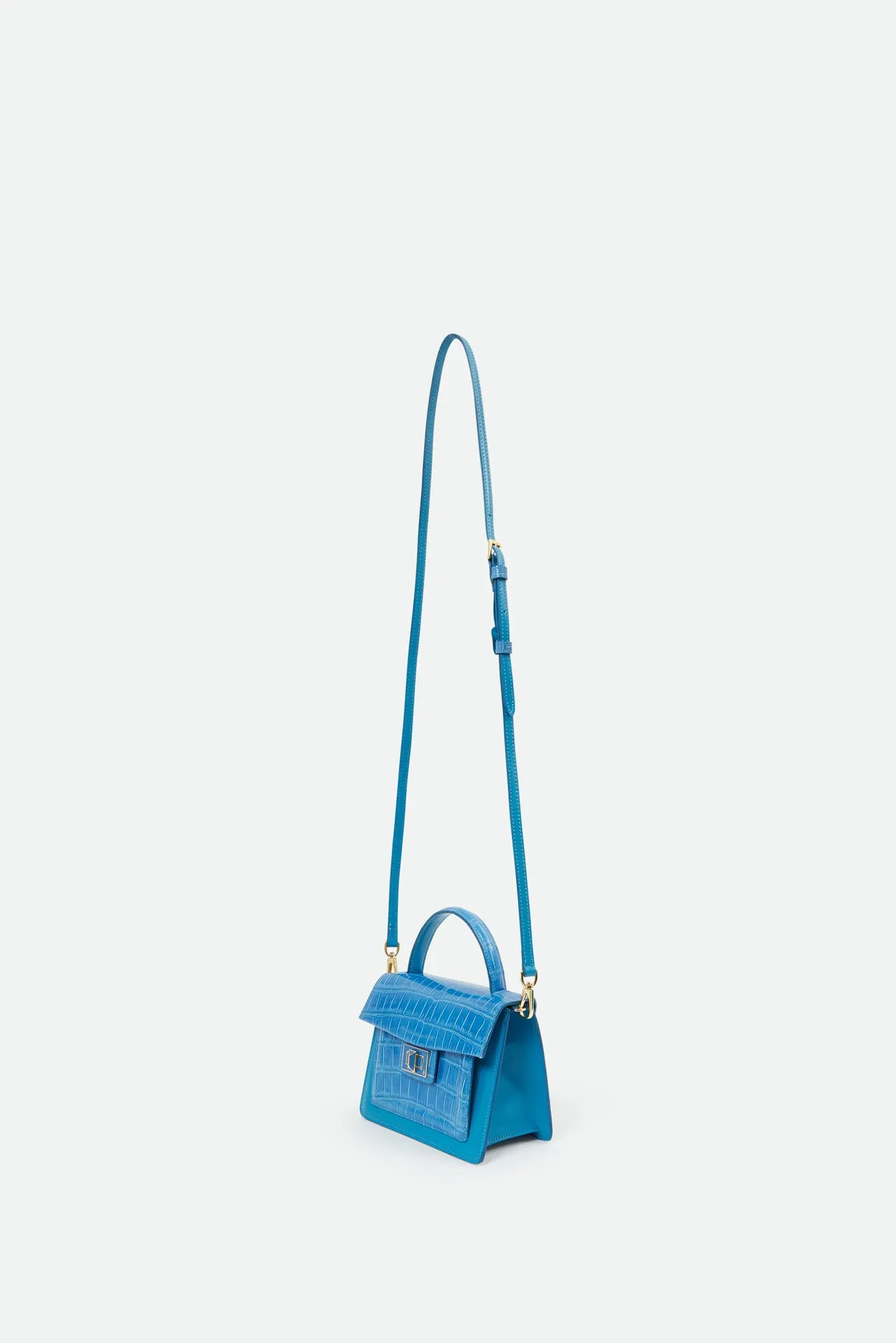 DIVINA SMALL HANDBAG IN MEDITERRANEAN BLUE