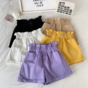 Enna Elastic Waist Shorts