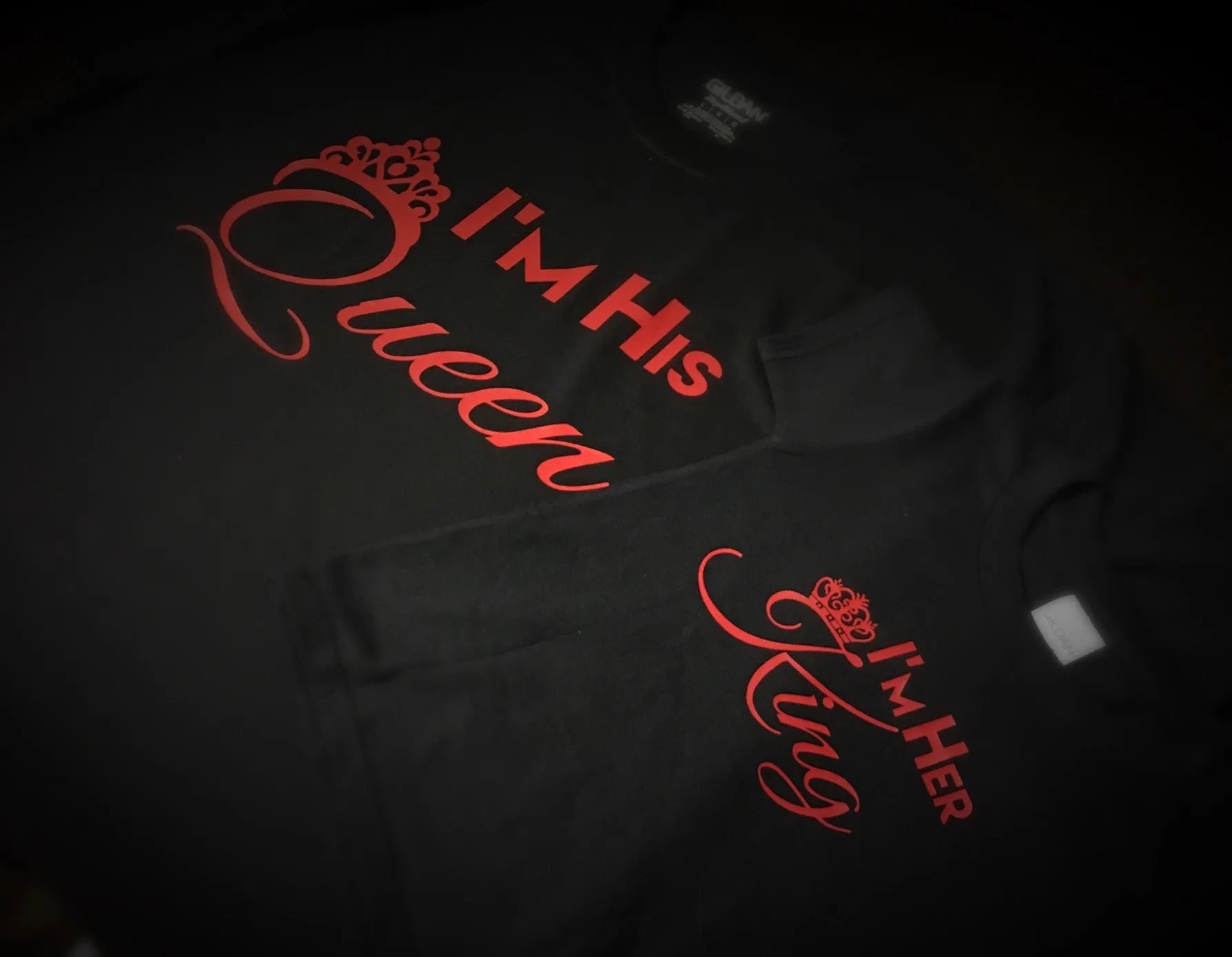 Family - King,Queen,Princess or Prince T-Shirt - Red Graphics