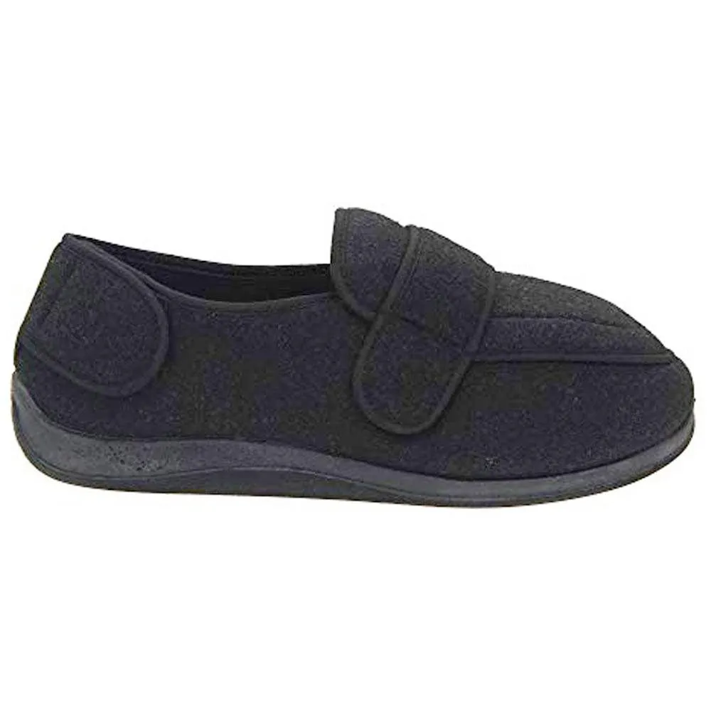 Foamtreads Physician Extra Wide Slipper Black (Women's)