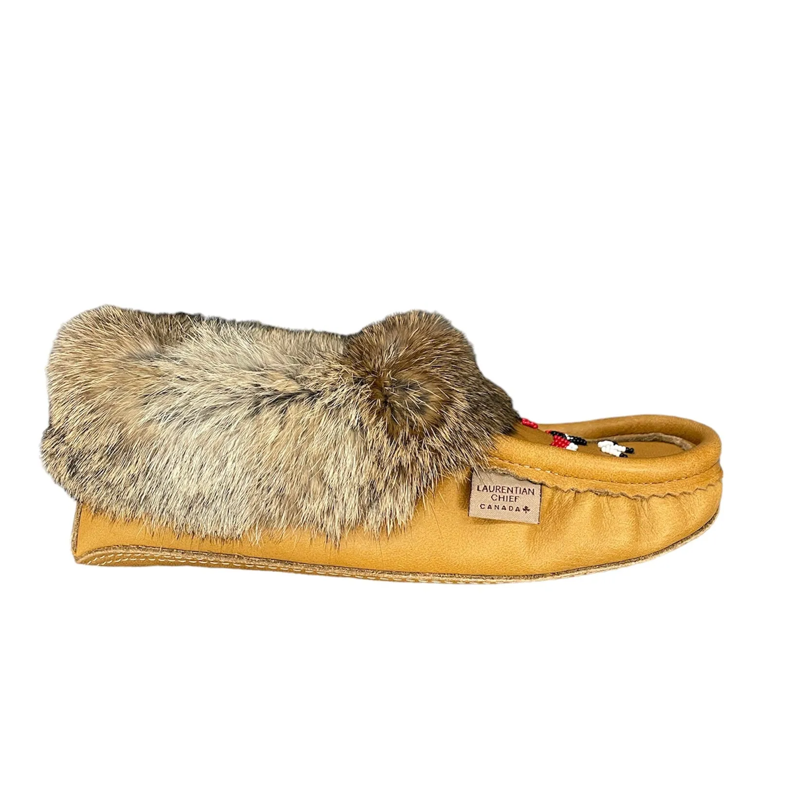 Fur Moccasin - Cork Moose Hide