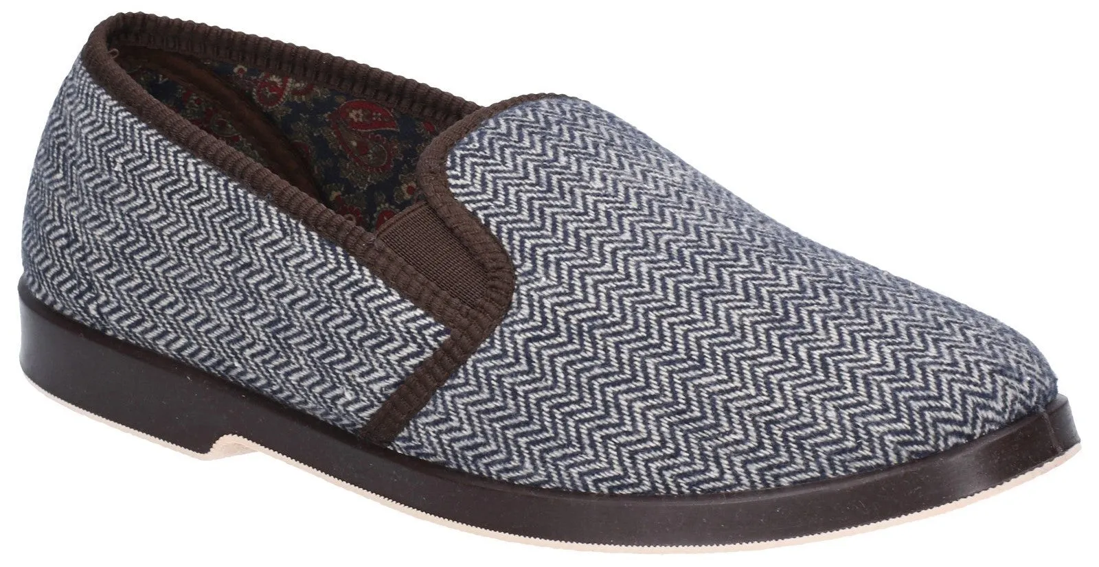 GBS Stafford Mens Twin Gusset Slipper