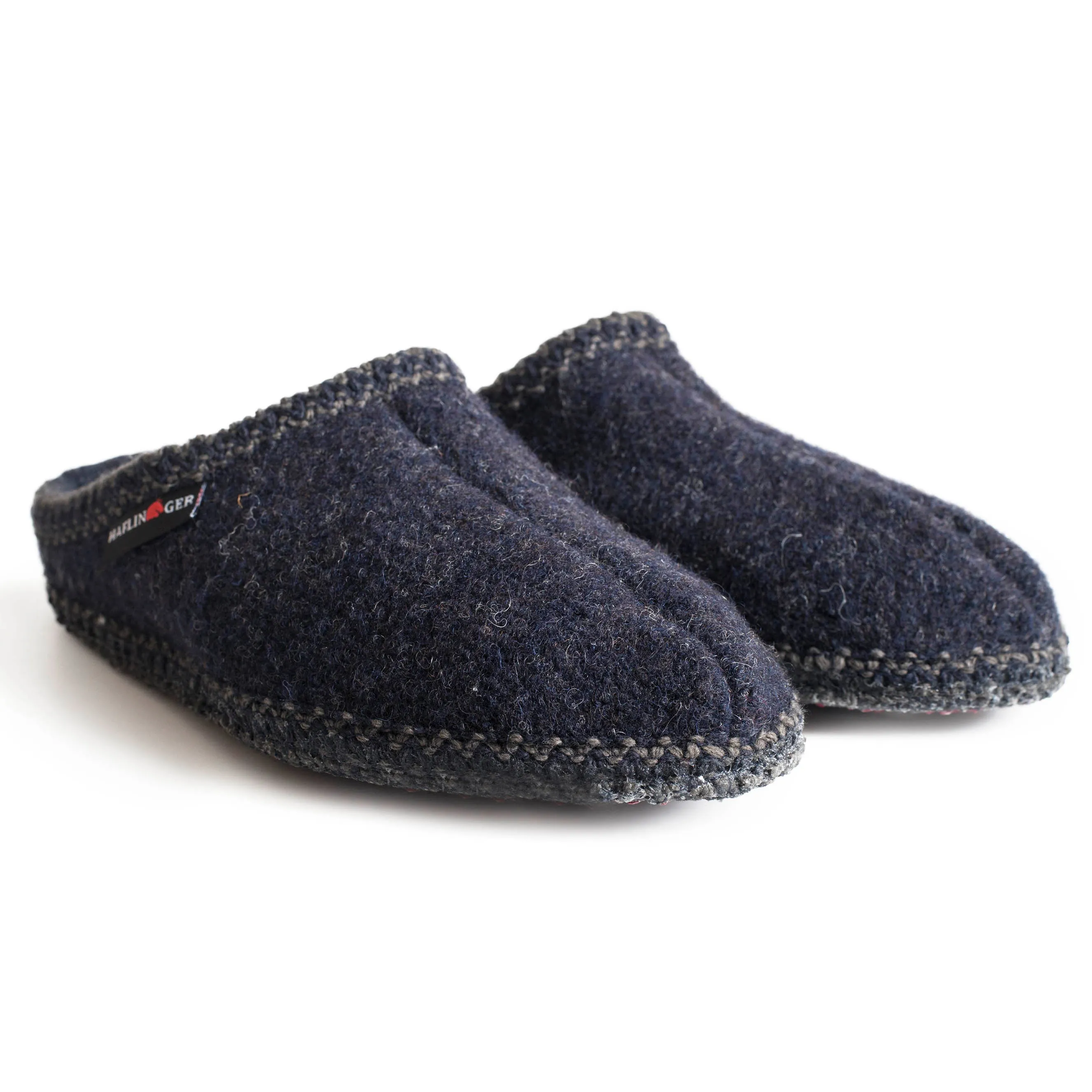 Haflinger AS Wool Slipper - Blue