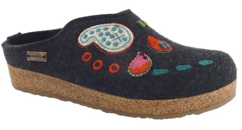 Haflinger Womens Paisley Mule