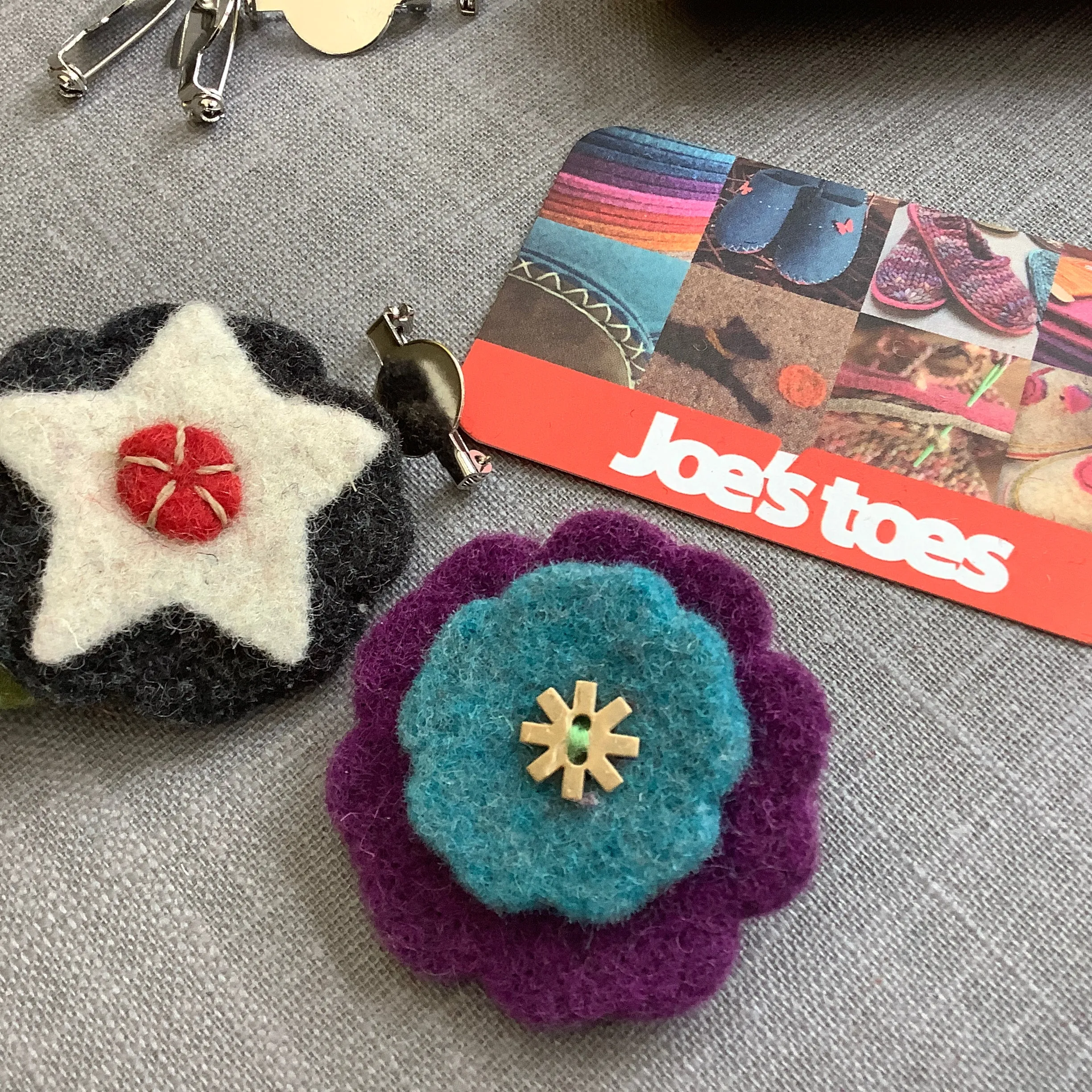 HALF PRICE  Mixed Felt Shapes from Joe's Toes