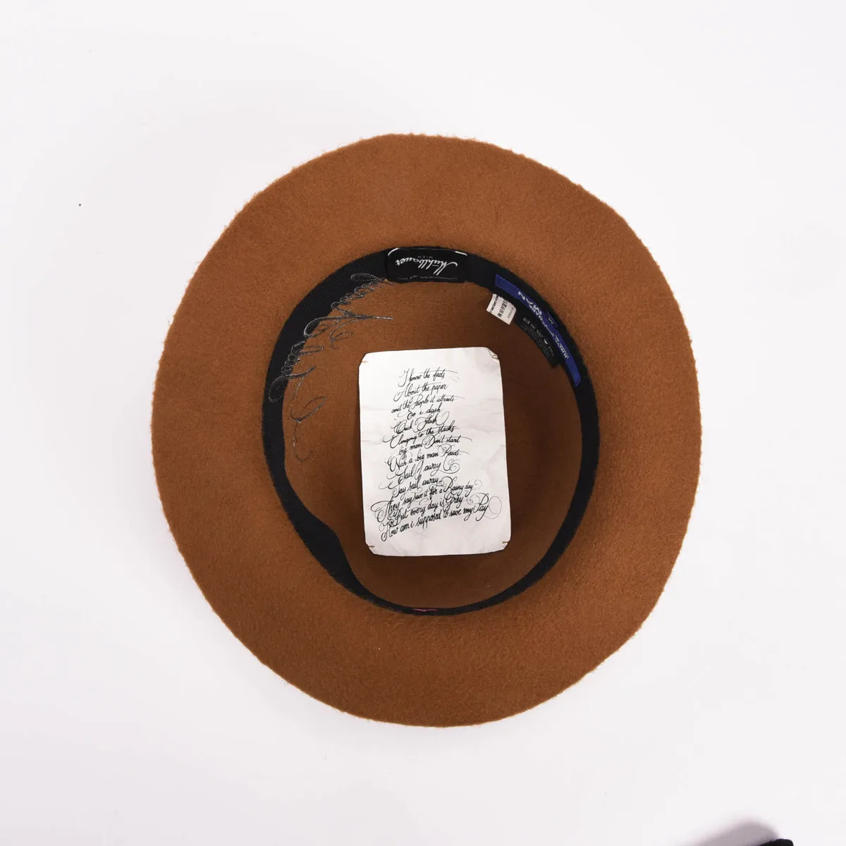 Junya Watanabe Brown Wool Felt Muehlbauer Hat