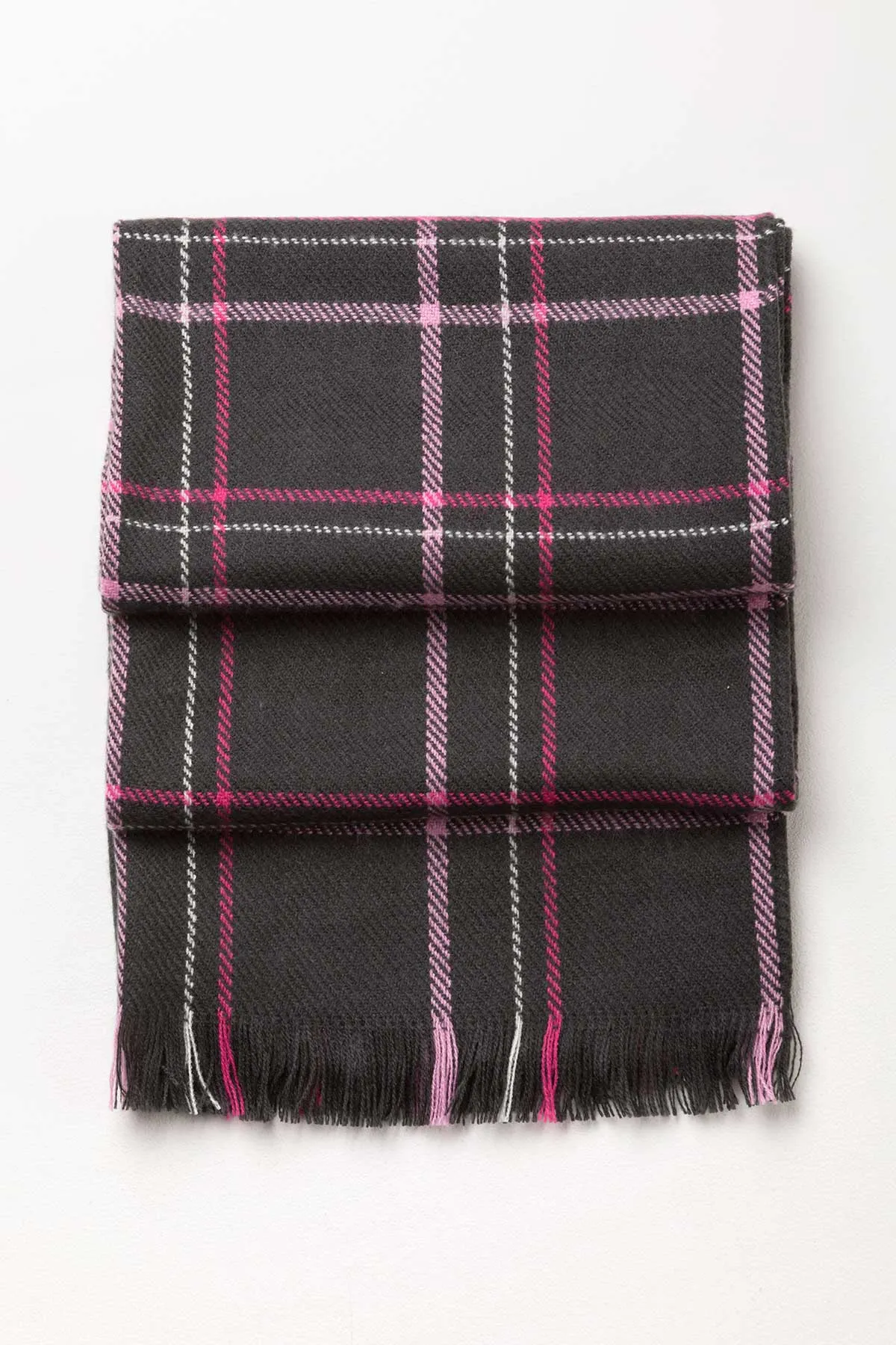 Ladies Checked Scarf - Polly