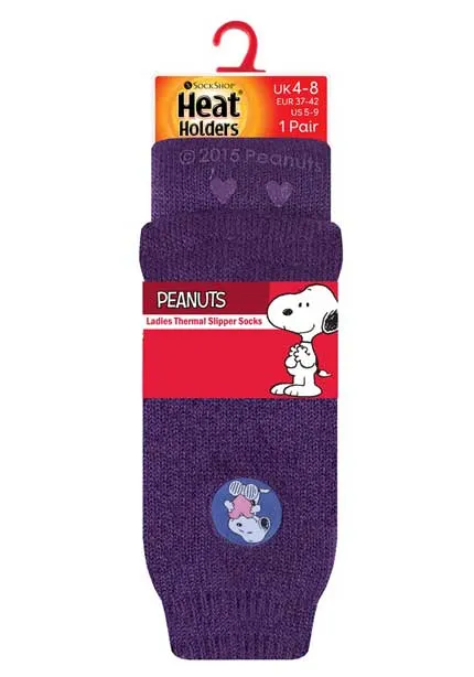 Ladies Original Slipper Socks - Peanuts