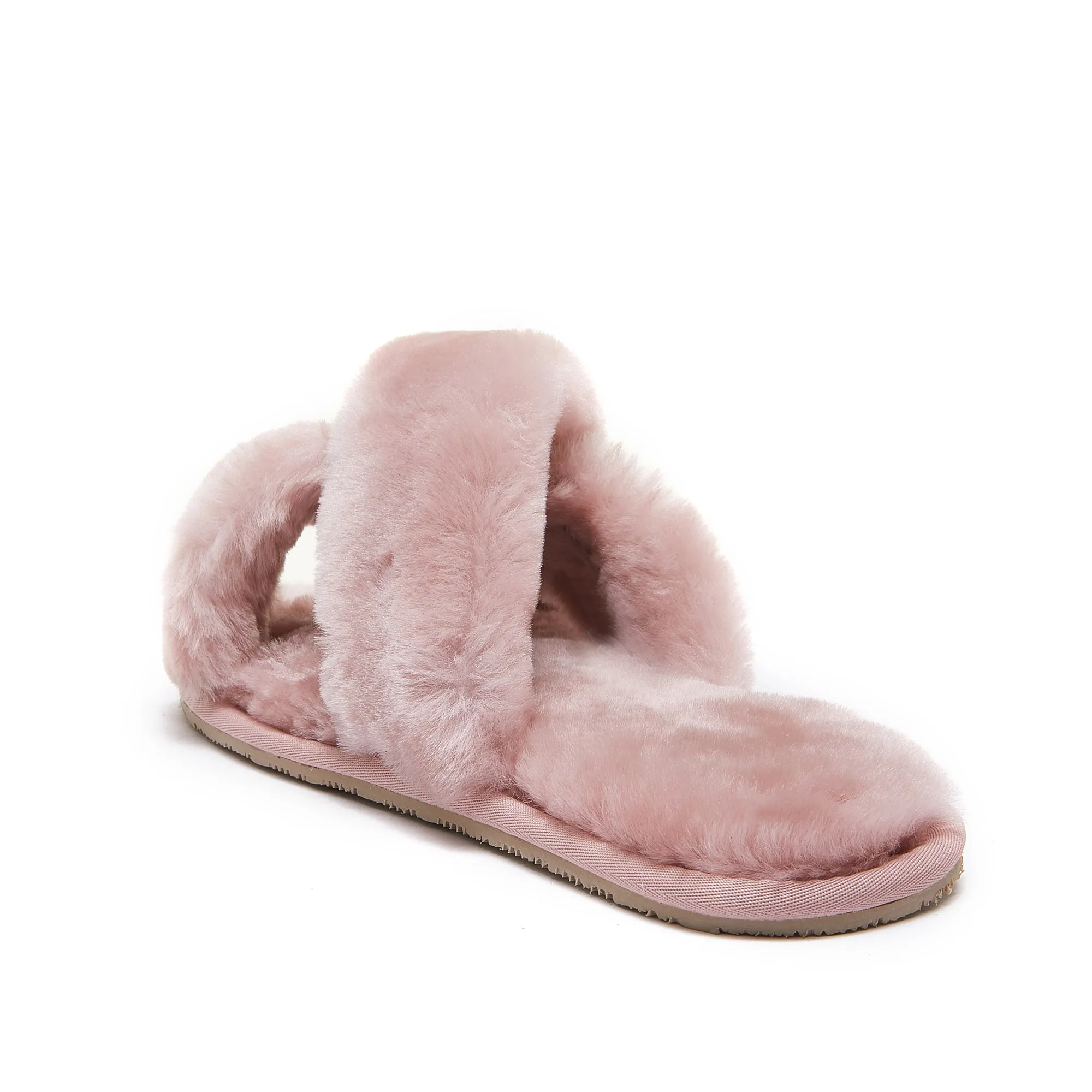 Luna - Premium Sheepskin Crossover Women's Slippers