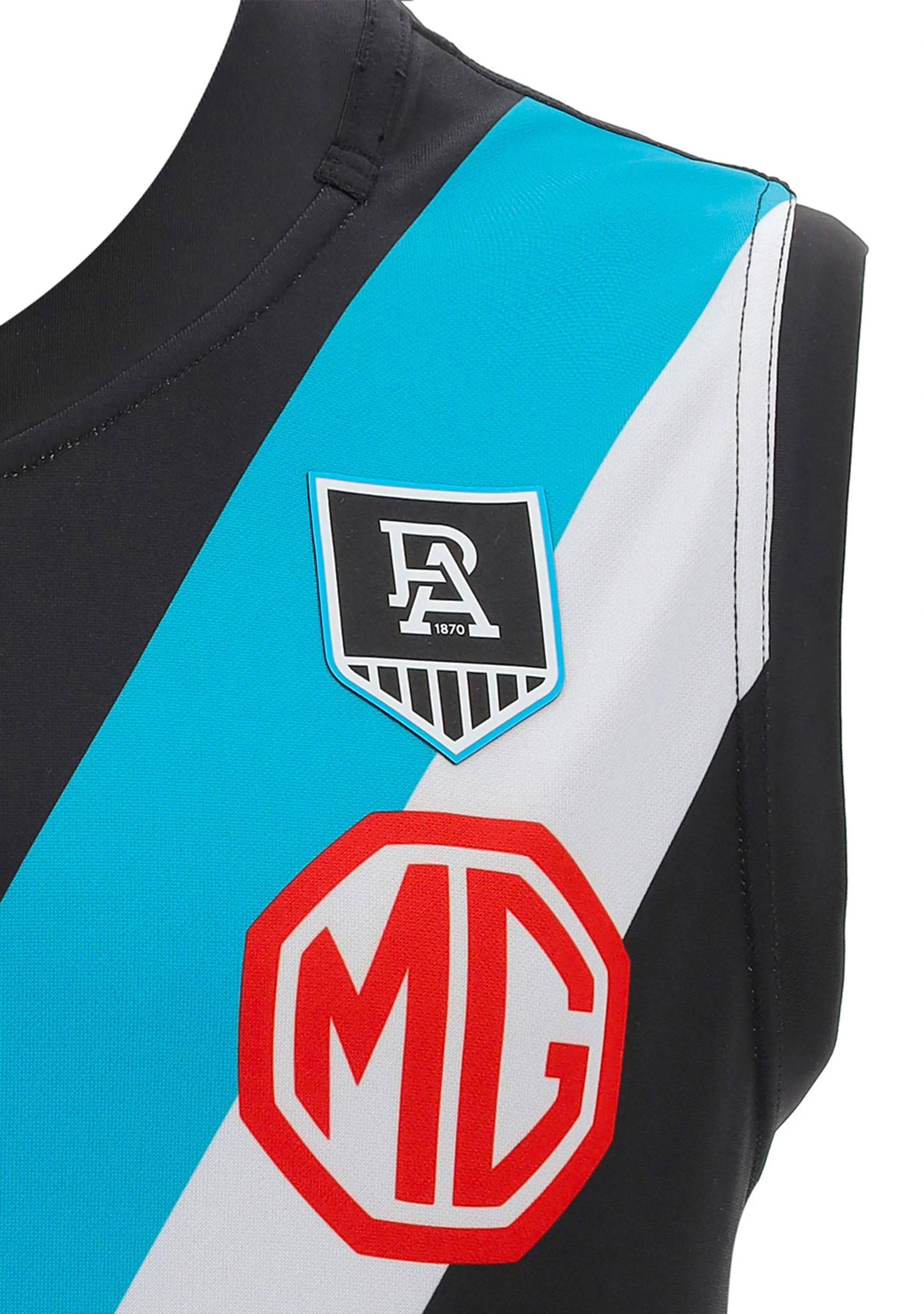 Macron Port Adelaide AFL 2021 Replica Mens Home Guernsey <br> 58127949