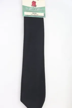 Mens House of Edgar Woollen Tie - Black