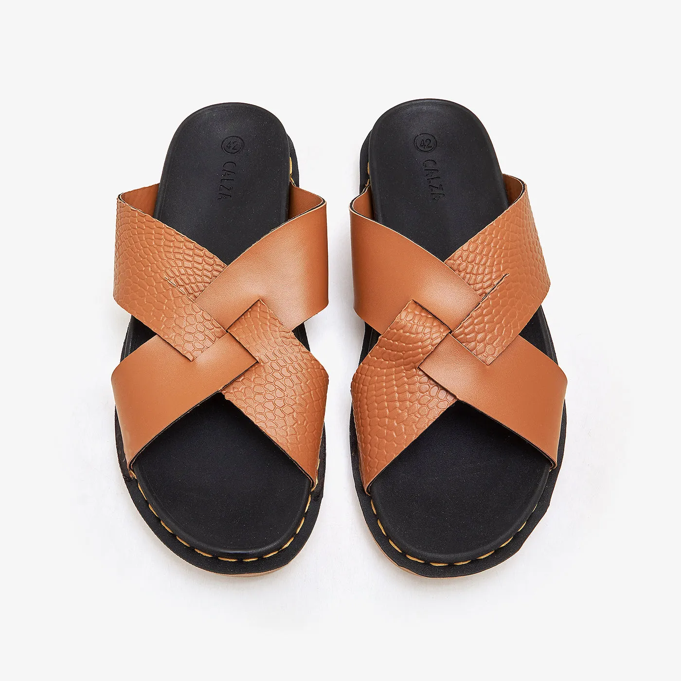 Men's Leather Slipper