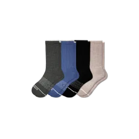 Men's Merino Wool Blend Calf Sock 4-Pack