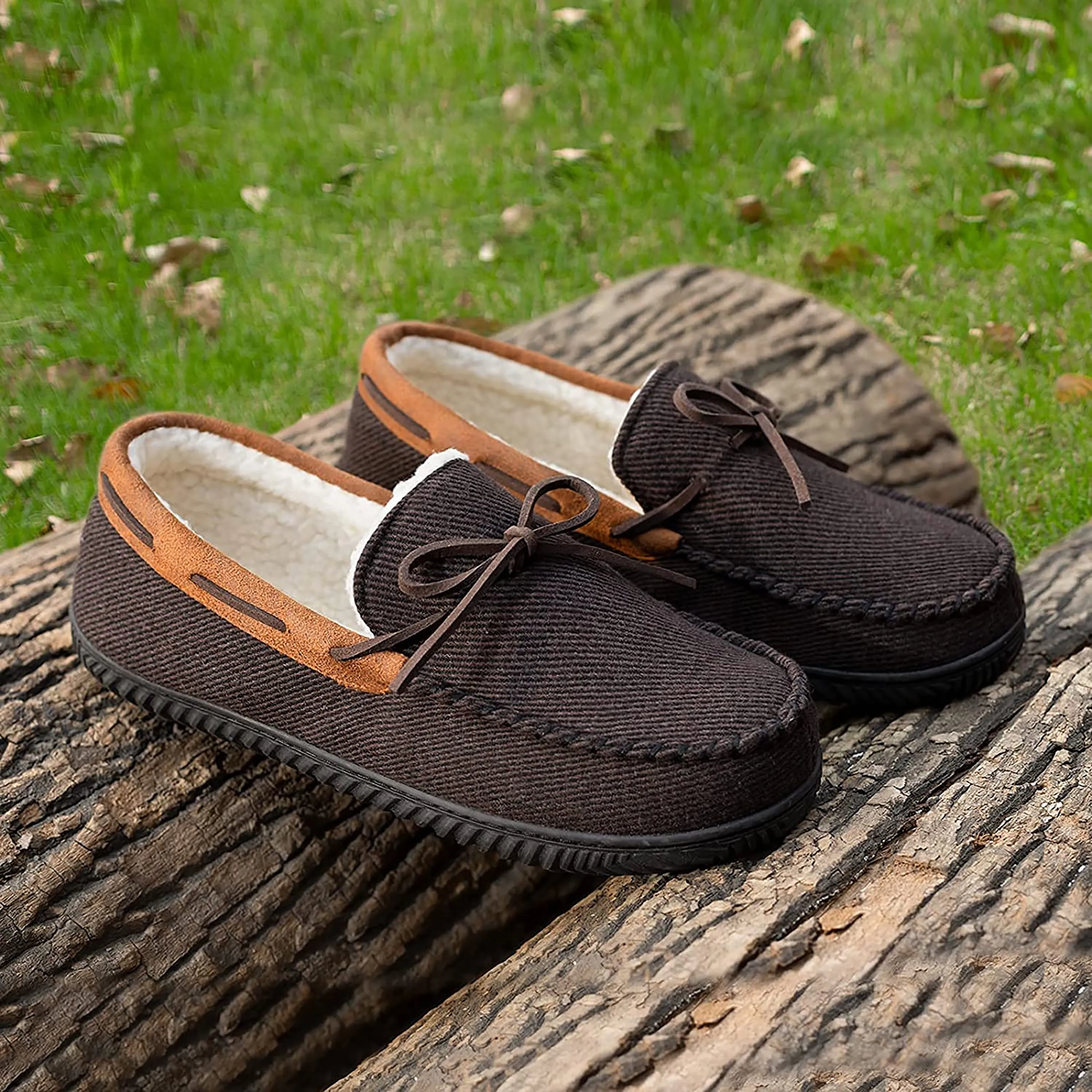 Men's Samuel Sherpa Lined Moccasin Slipper