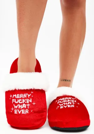 Merry Fmas Slippers