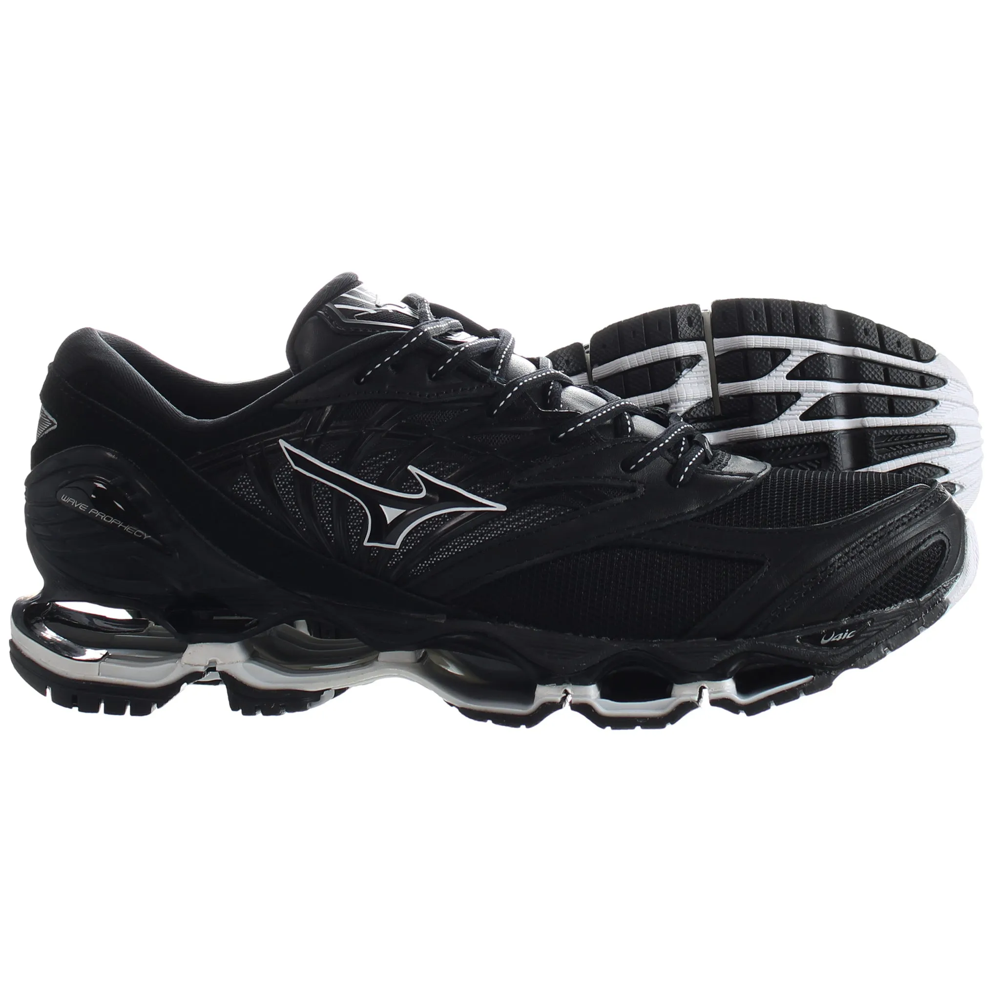 Mizuno Wave Prophecy LS Black Mens Running Trainers