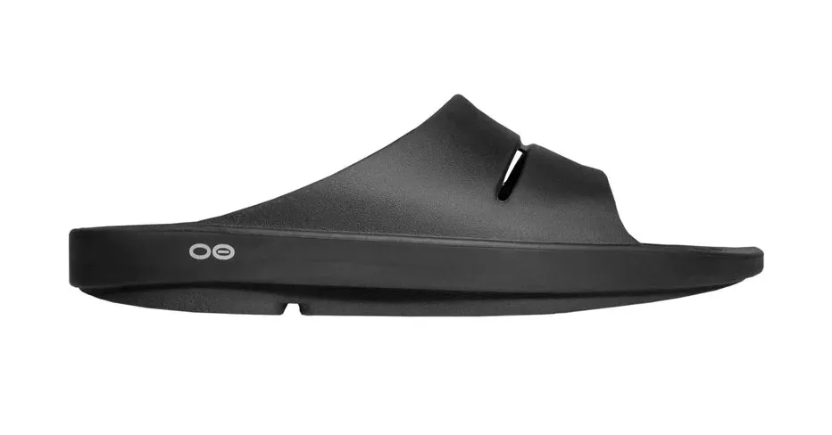 OOFOS | OOahh | Recovery Slides | Unisex | Black