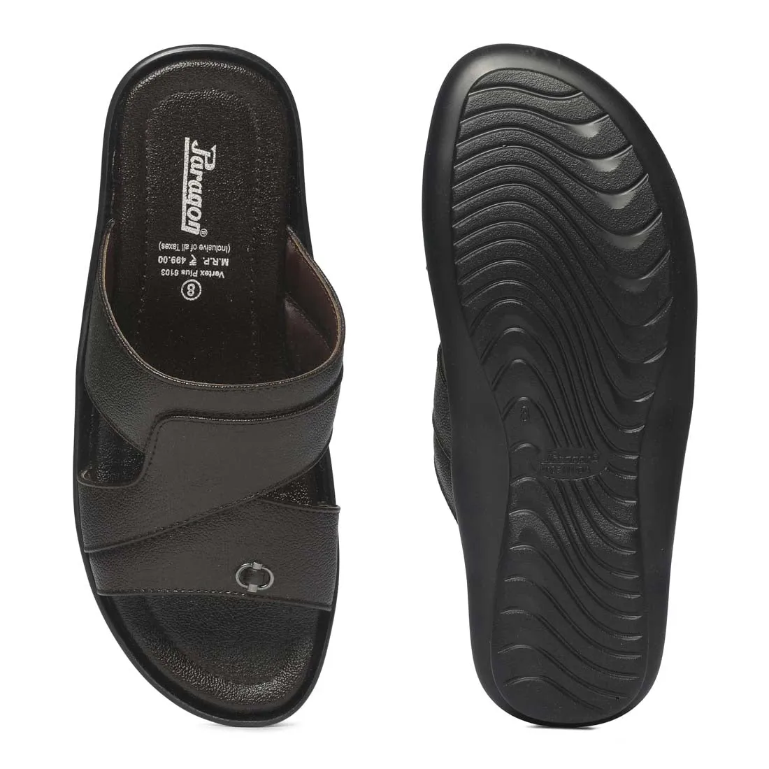 Paragon PU6108GP Men Stylish Lightweight Flipflops | Comfortable with Anti skid soles | Casual & Trendy Slippers | Indoor & Outdoor