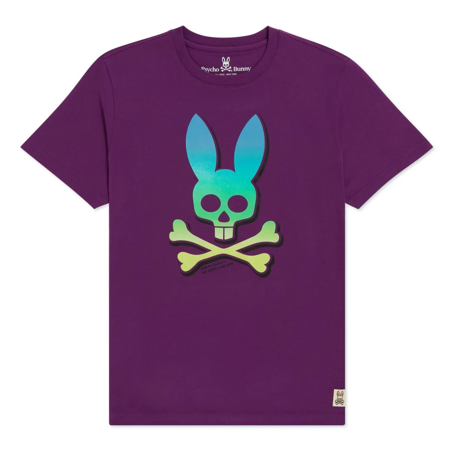 Psycho Bunny Lowca Tee in Mulberry