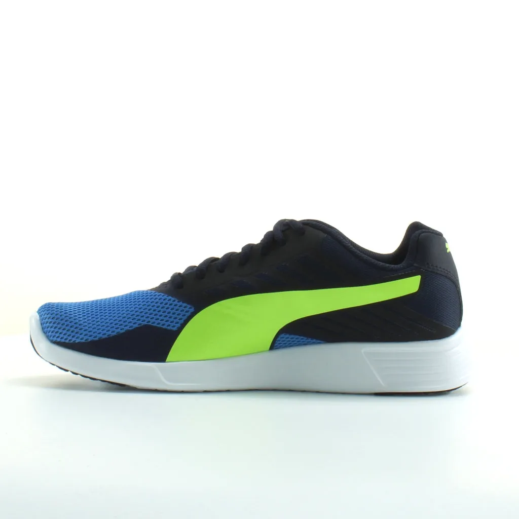 Puma ST Pro Black Blue Textile Mens Lace Up Trainers 361959 04