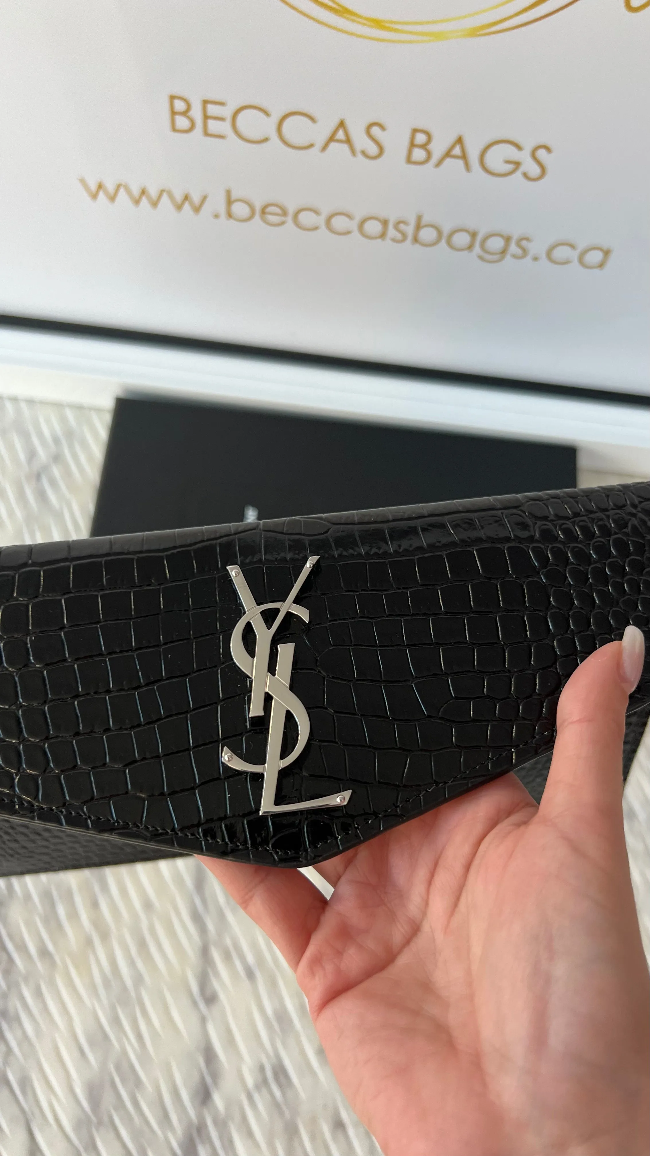 Saint Laurent Uptown Pouch Clutch