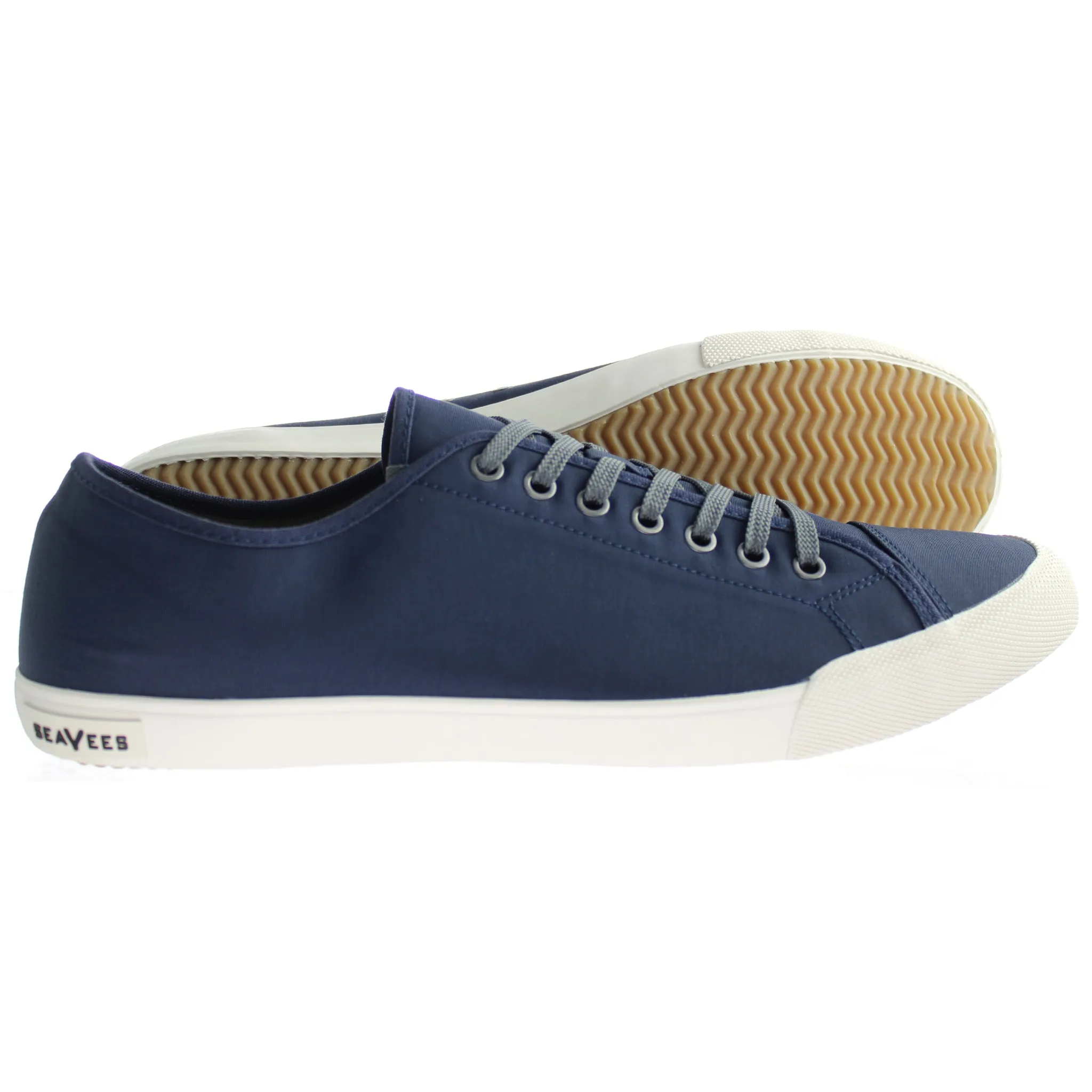 Seavees Army Issue Low Blue Mens Plimsolls