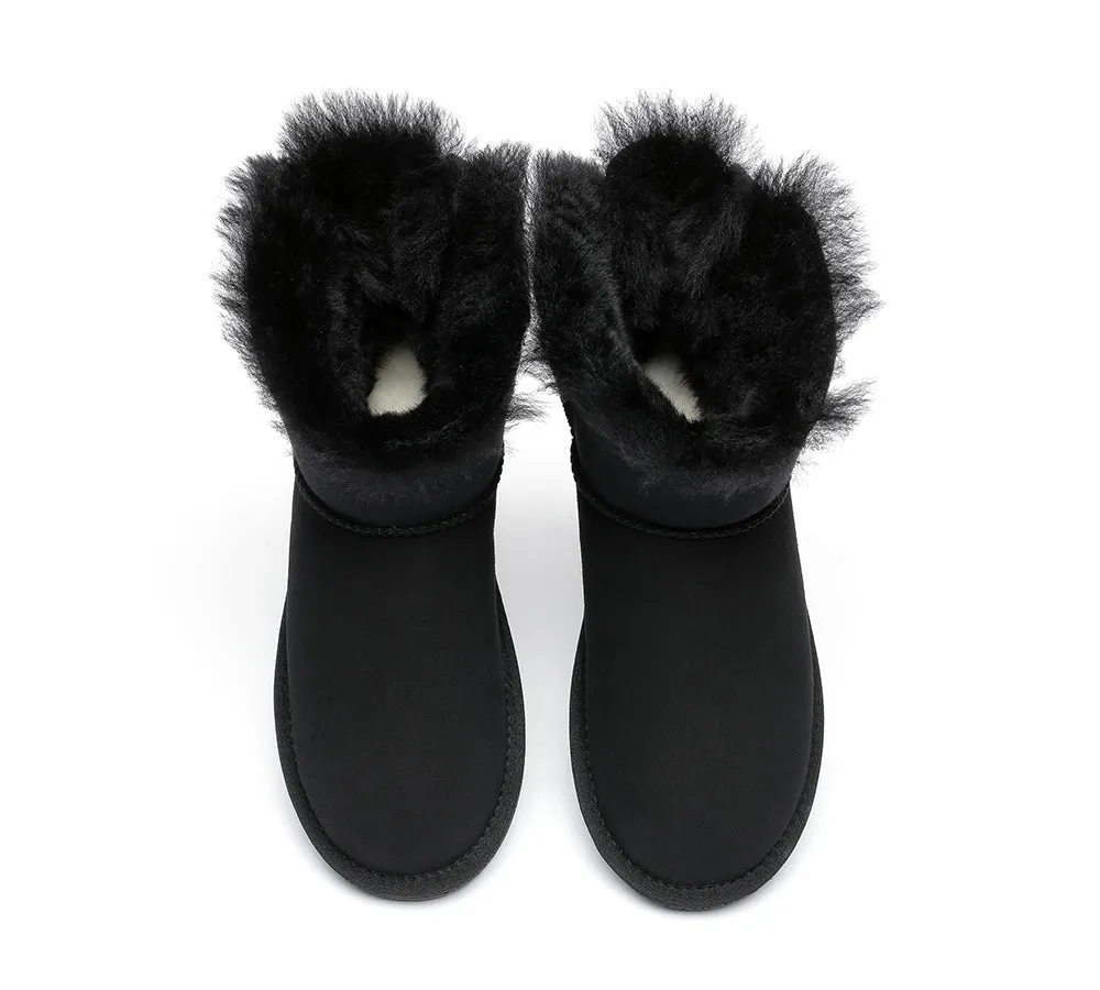 Single Back Bow Women Mini Ugg Boots