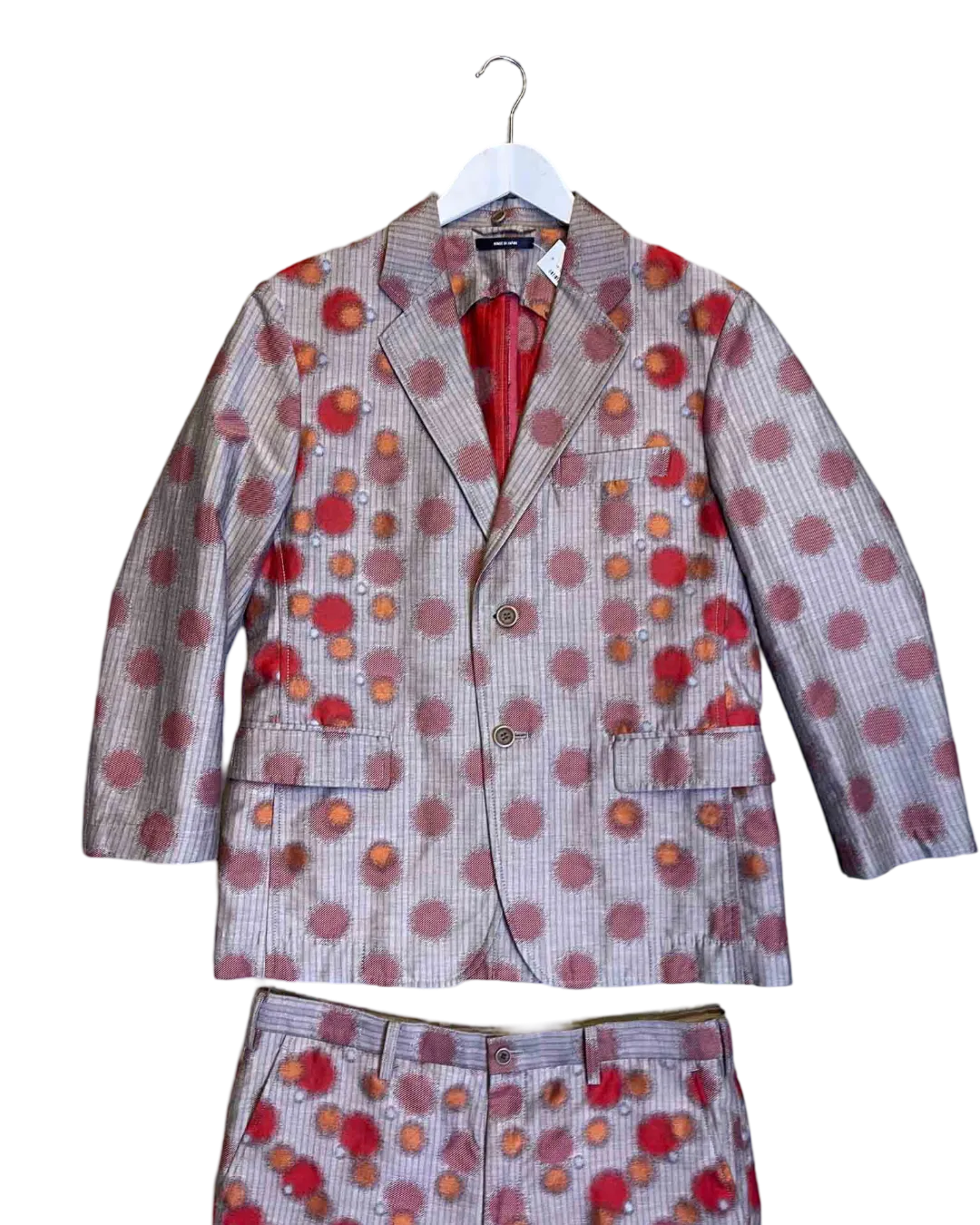 Size 1 | 32 - Issey Miyake Polka Dot Jacquard Suit