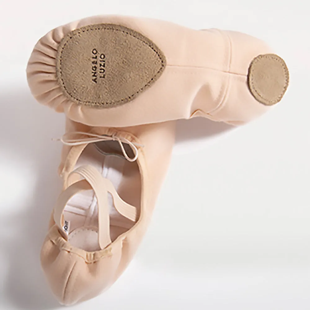 Split-Sole Canvas Ballet Slipper for Kids (246C)