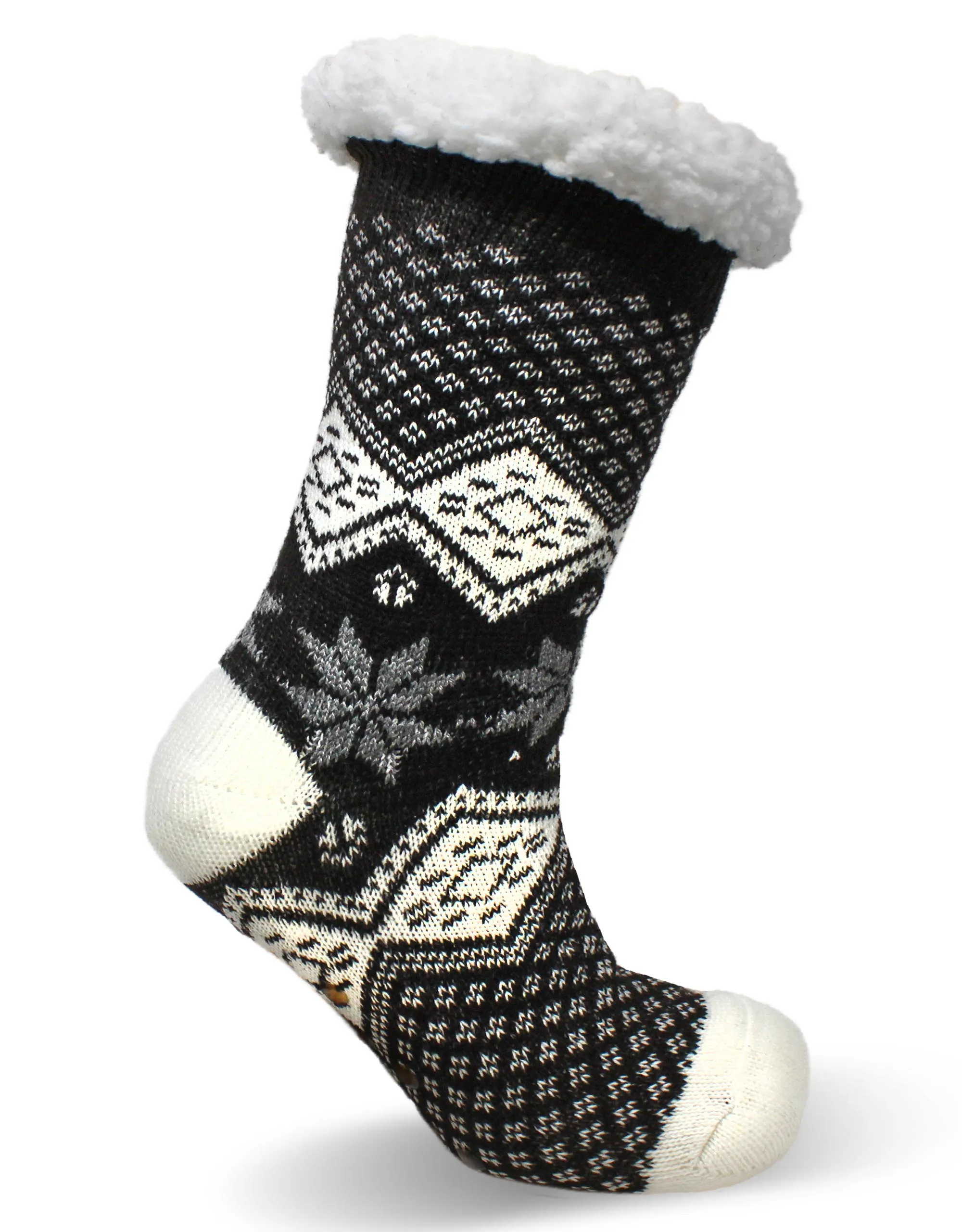 Taylor Slipper Sock Black