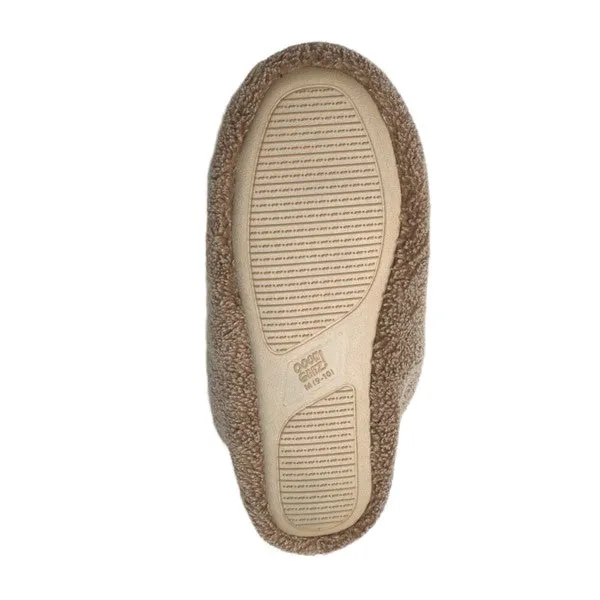 TEEK - Sherpa Tan - Mens Sherpa House Slippers